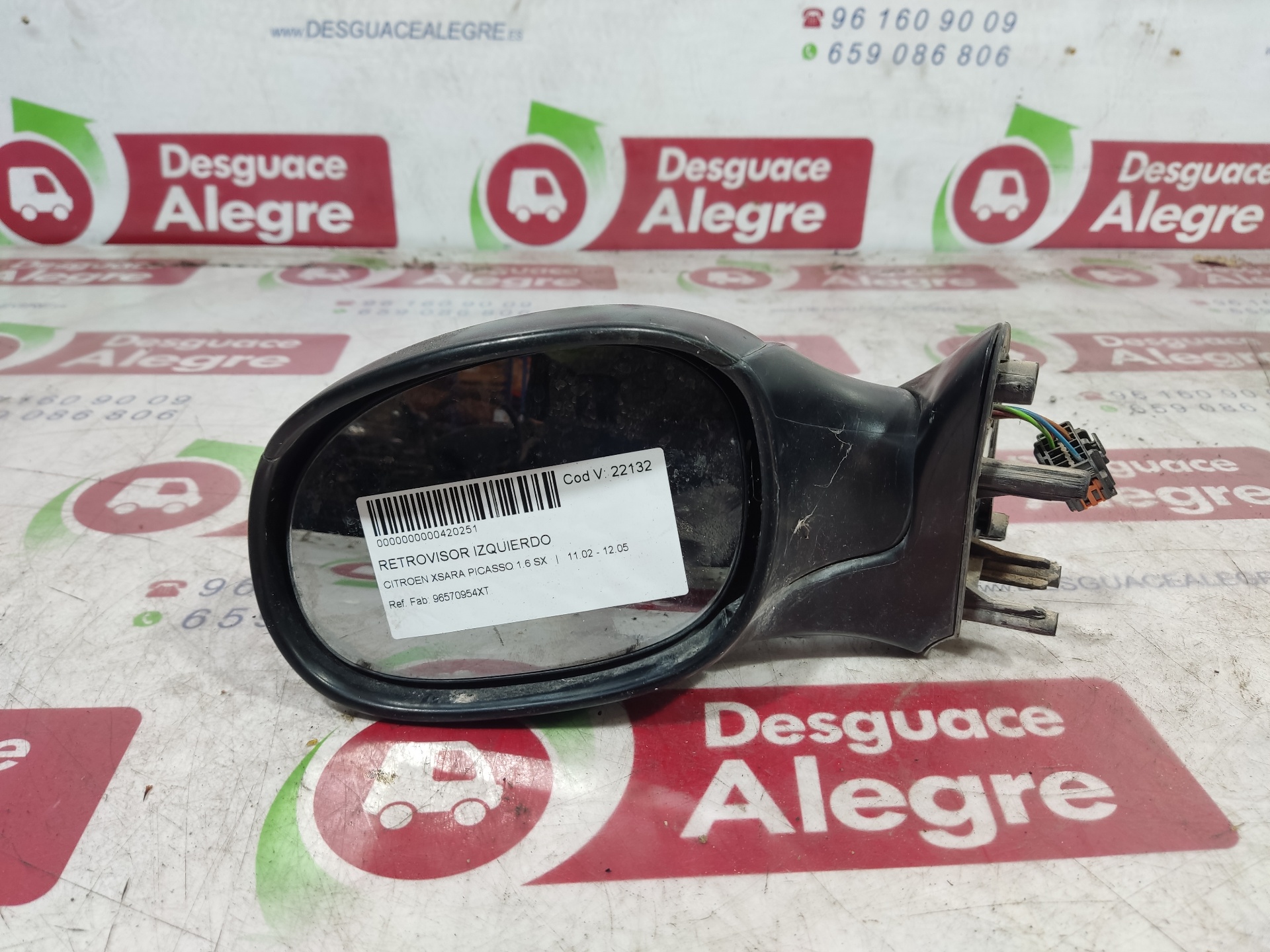 CITROEN XSARA PICASSO RETROVISOR IZQUIERDO CITROEN XSARA PICASSO RETROVISOR IZQUIERDO