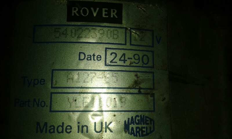 MG ROVER ROVER 200 ALTERNADOR MG ROVER ROVER 200 ALTERNADOR