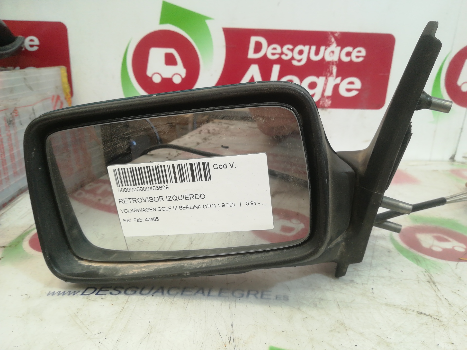 VOLKSWAGEN GOLF III RETROVISOR IZQUIERDO VOLKSWAGEN GOLF III RETROVISOR IZQUIERDO