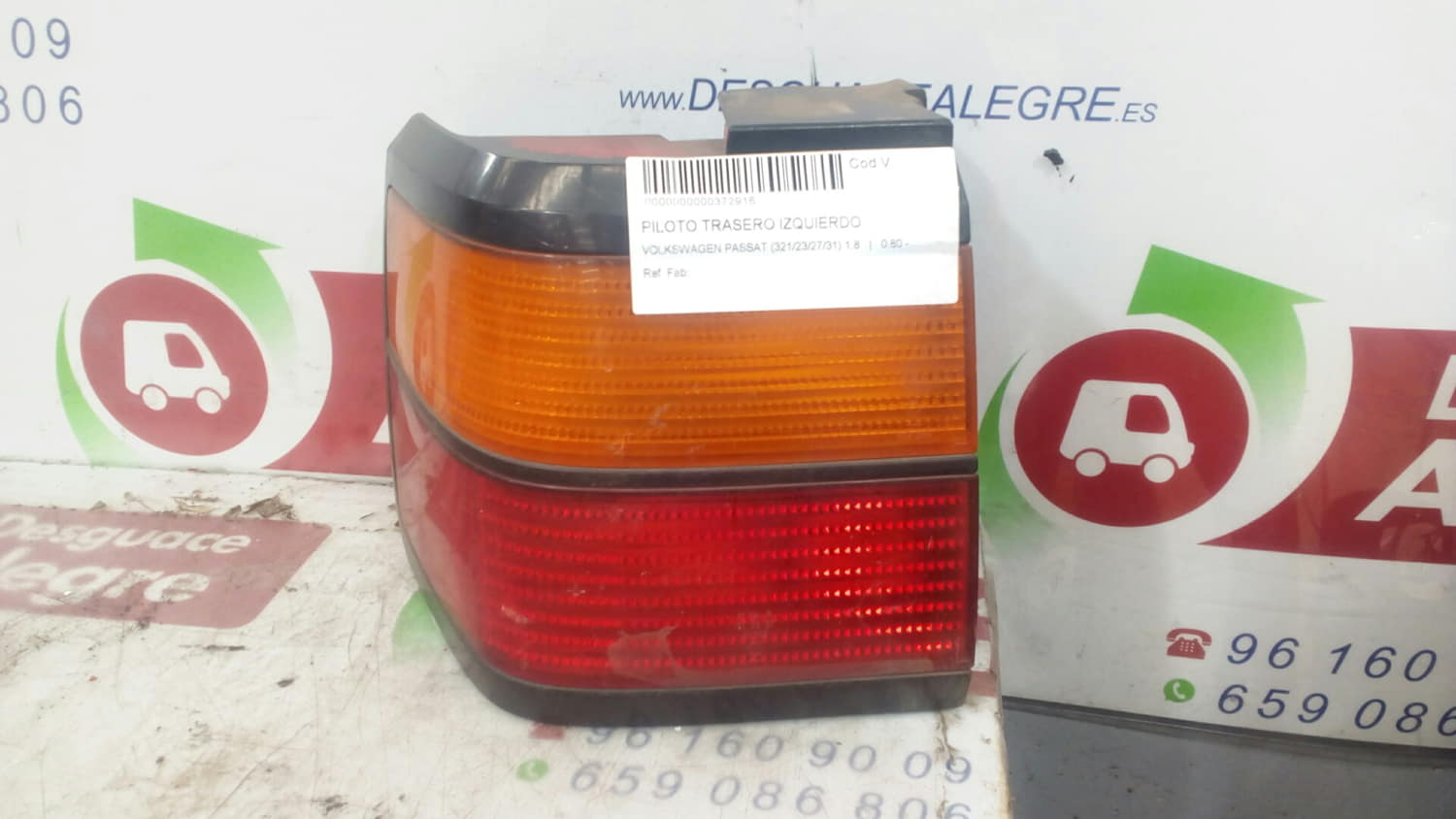 VOLKSWAGEN PASSAT PILOTO TRASERO IZQUIERDO VOLKSWAGEN PASSAT PILOTO TRASERO IZQUIERDO
