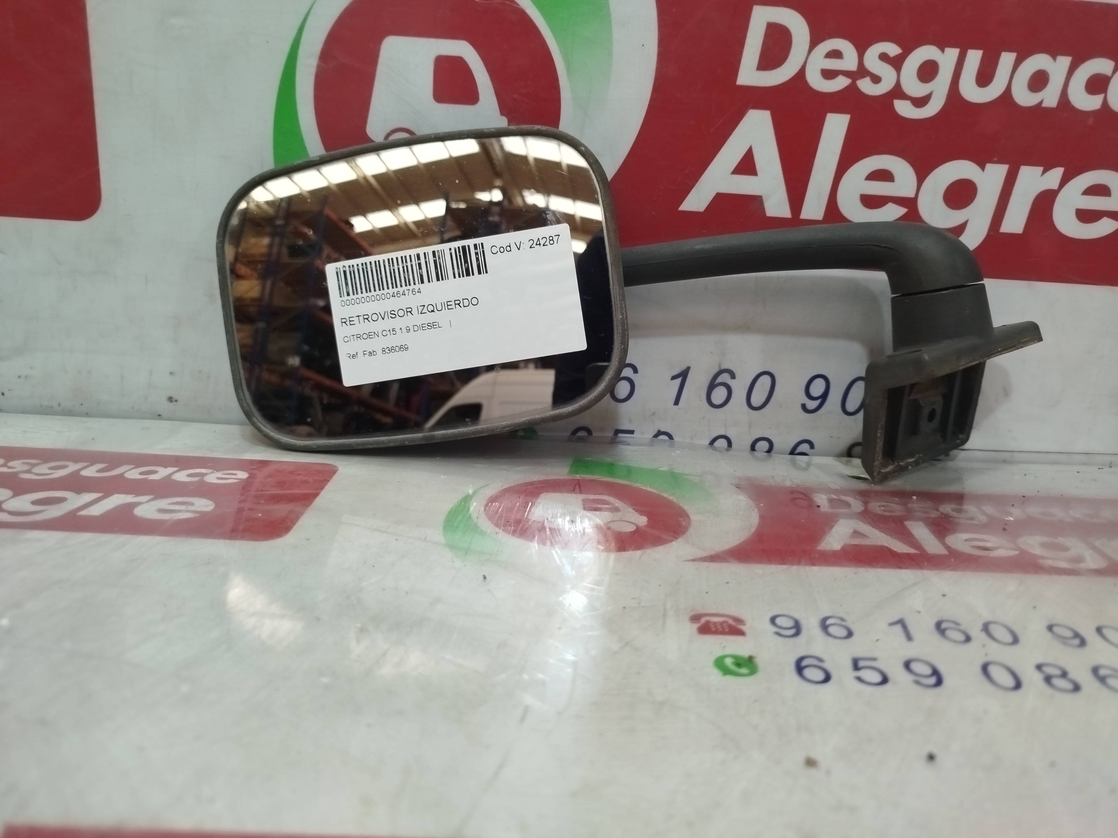 CITROEN C 15 RETROVISOR IZQUIERDO CITROEN C 15 RETROVISOR IZQUIERDO