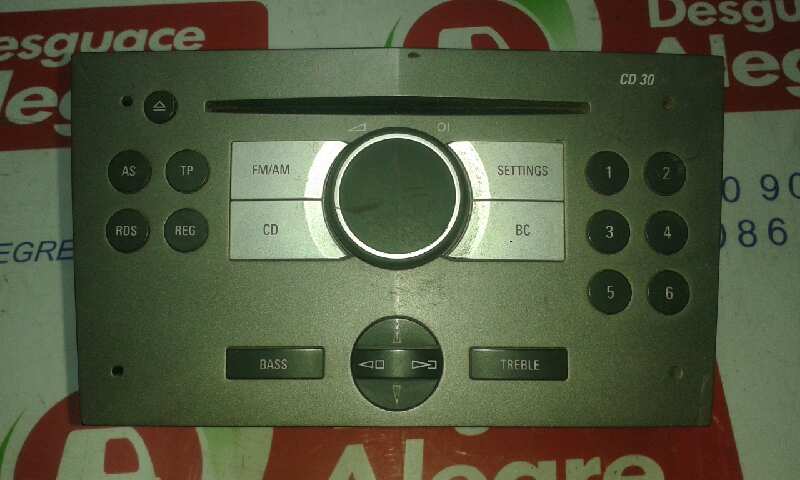OPEL ASTRA H BERLINA SISTEMA AUDIO RADIO CD OPEL ASTRA H BERLINA SISTEMA AUDIO RADIO CD