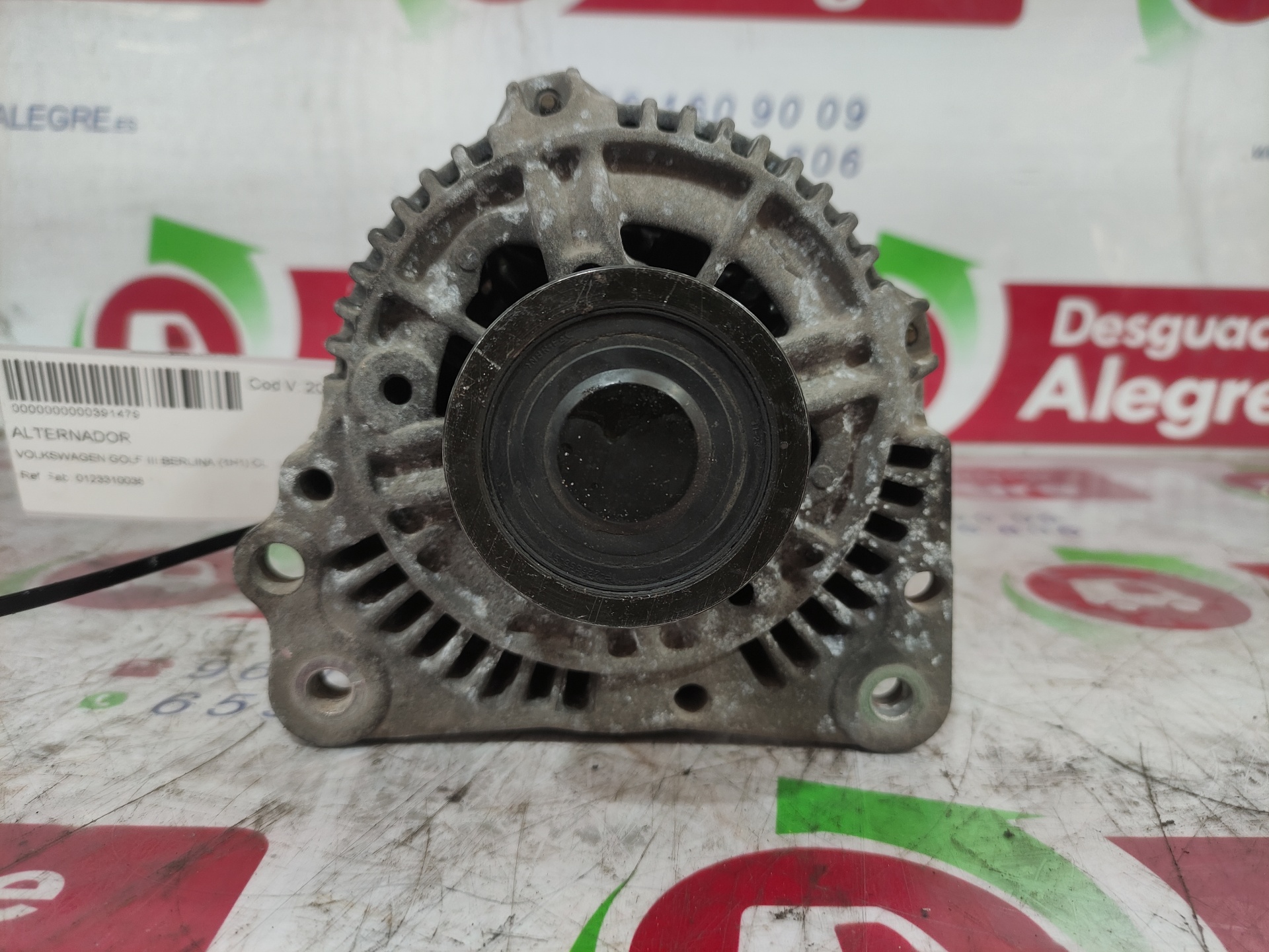 VOLKSWAGEN GOLF III ALTERNADOR VOLKSWAGEN GOLF III ALTERNADOR