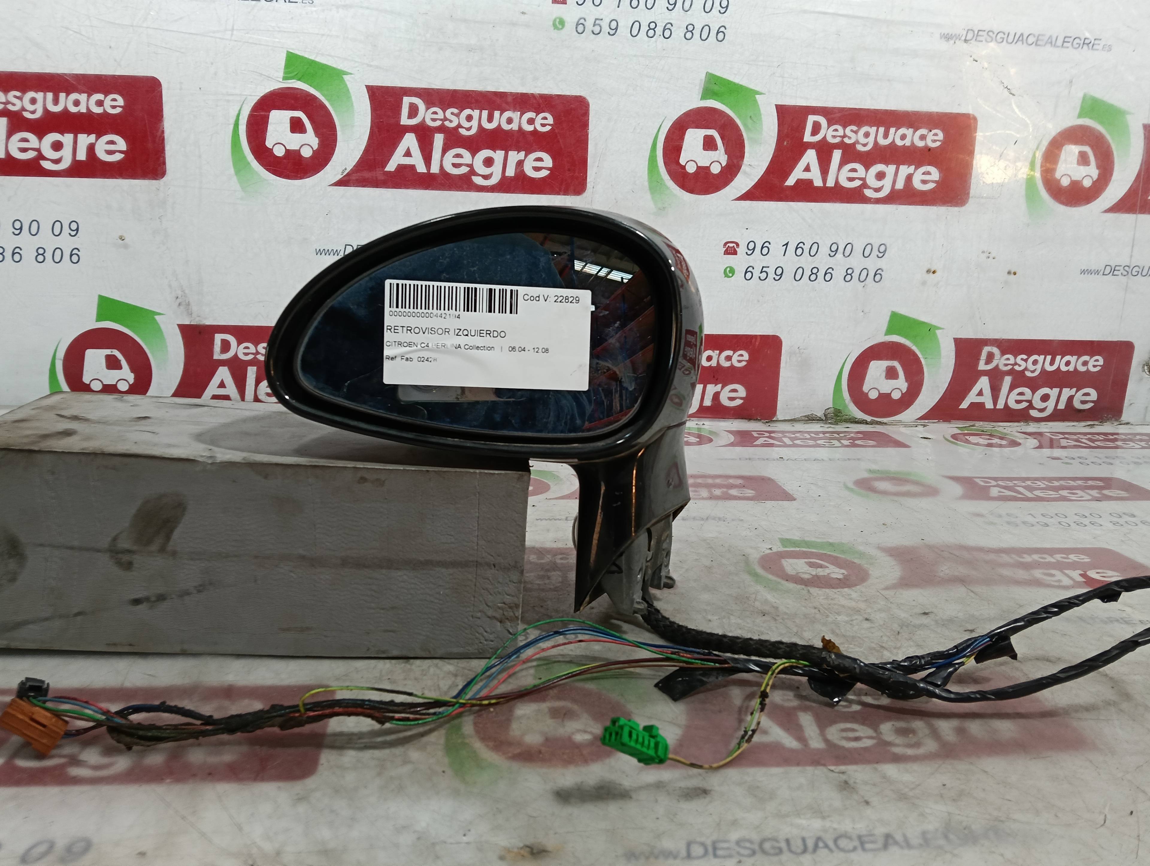 CITROEN C4 BERLINA RETROVISOR IZQUIERDO CITROEN C4 BERLINA RETROVISOR IZQUIERDO