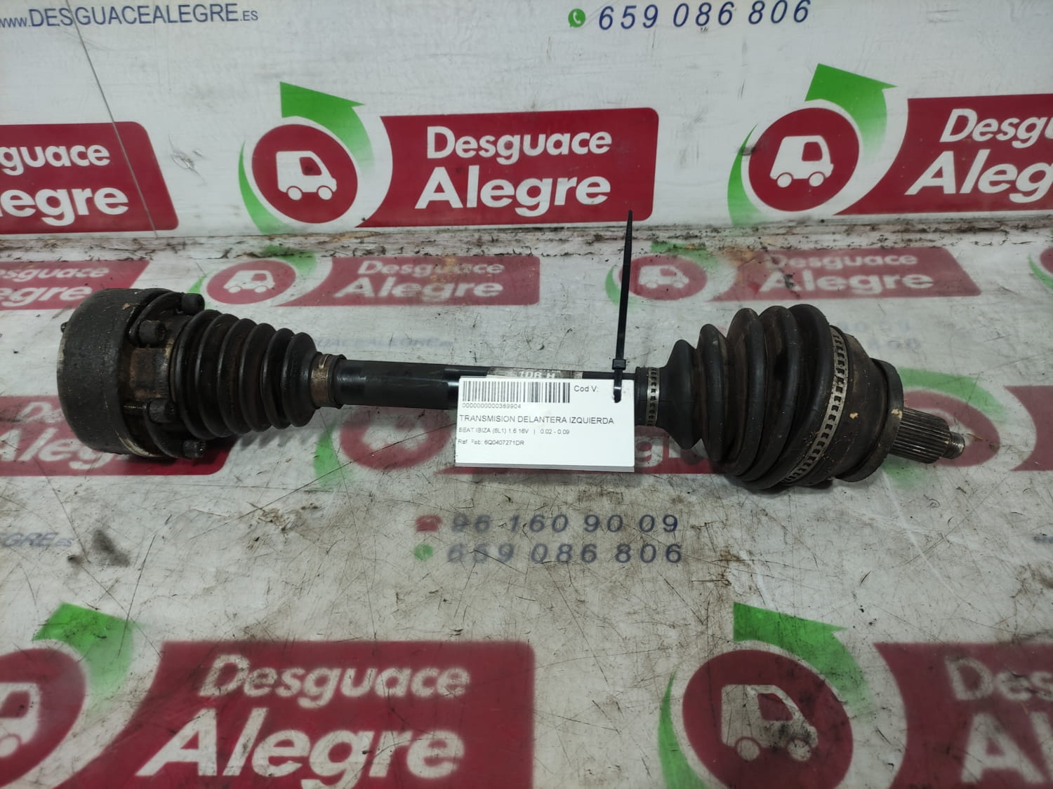 SEAT IBIZA TRANSMISION DELANTERA IZQUIERDA SEAT IBIZA TRANSMISION DELANTERA IZQUIERDA
