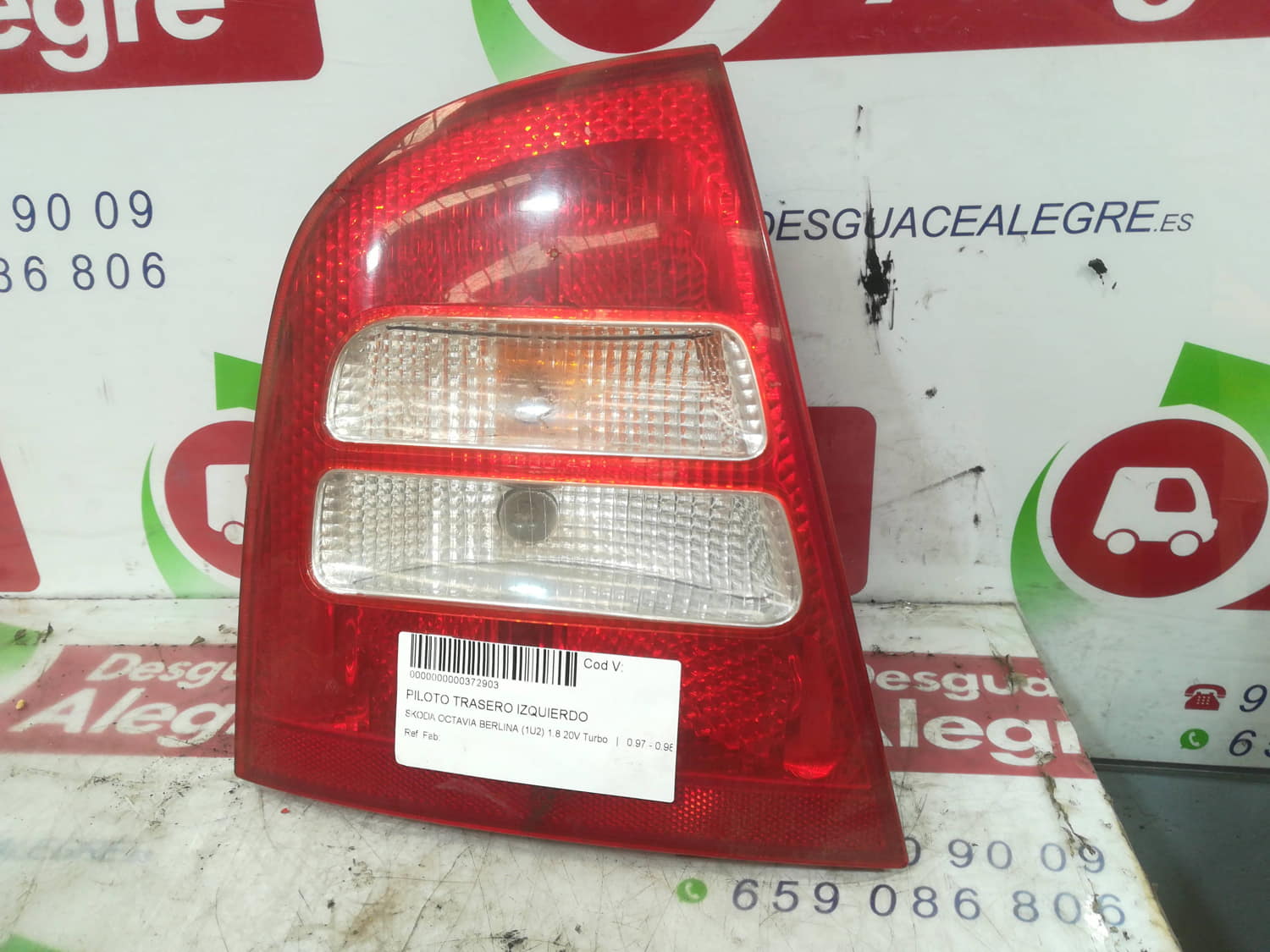 SKODA OCTAVIA BERLINA PILOTO TRASERO IZQUIERDO SKODA OCTAVIA BERLINA PILOTO TRASERO IZQUIERDO