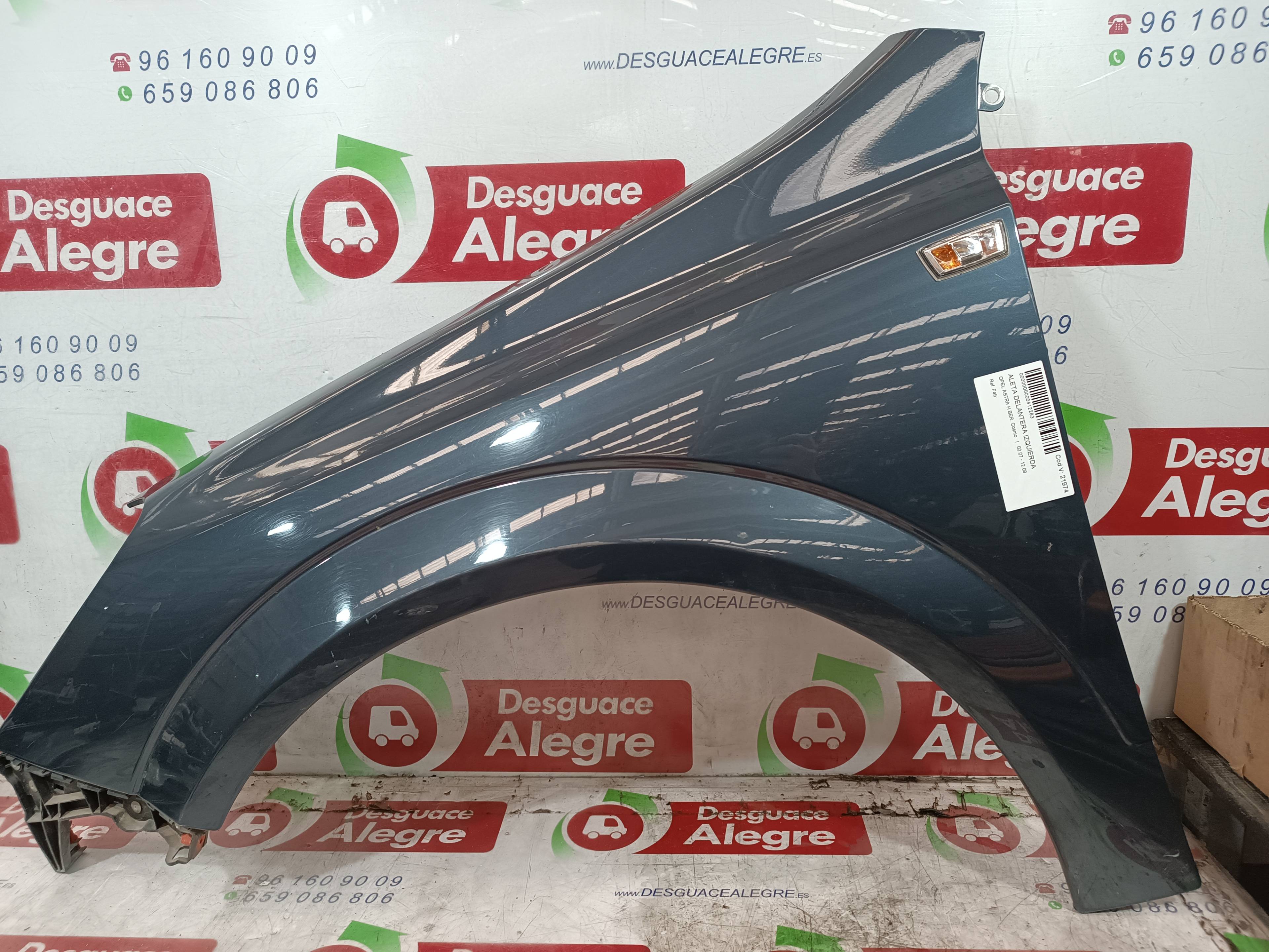 OPEL ASTRA H BERLINA ALETA DELANTERA IZQUIERDA OPEL ASTRA H BERLINA ALETA DELANTERA IZQUIERDA