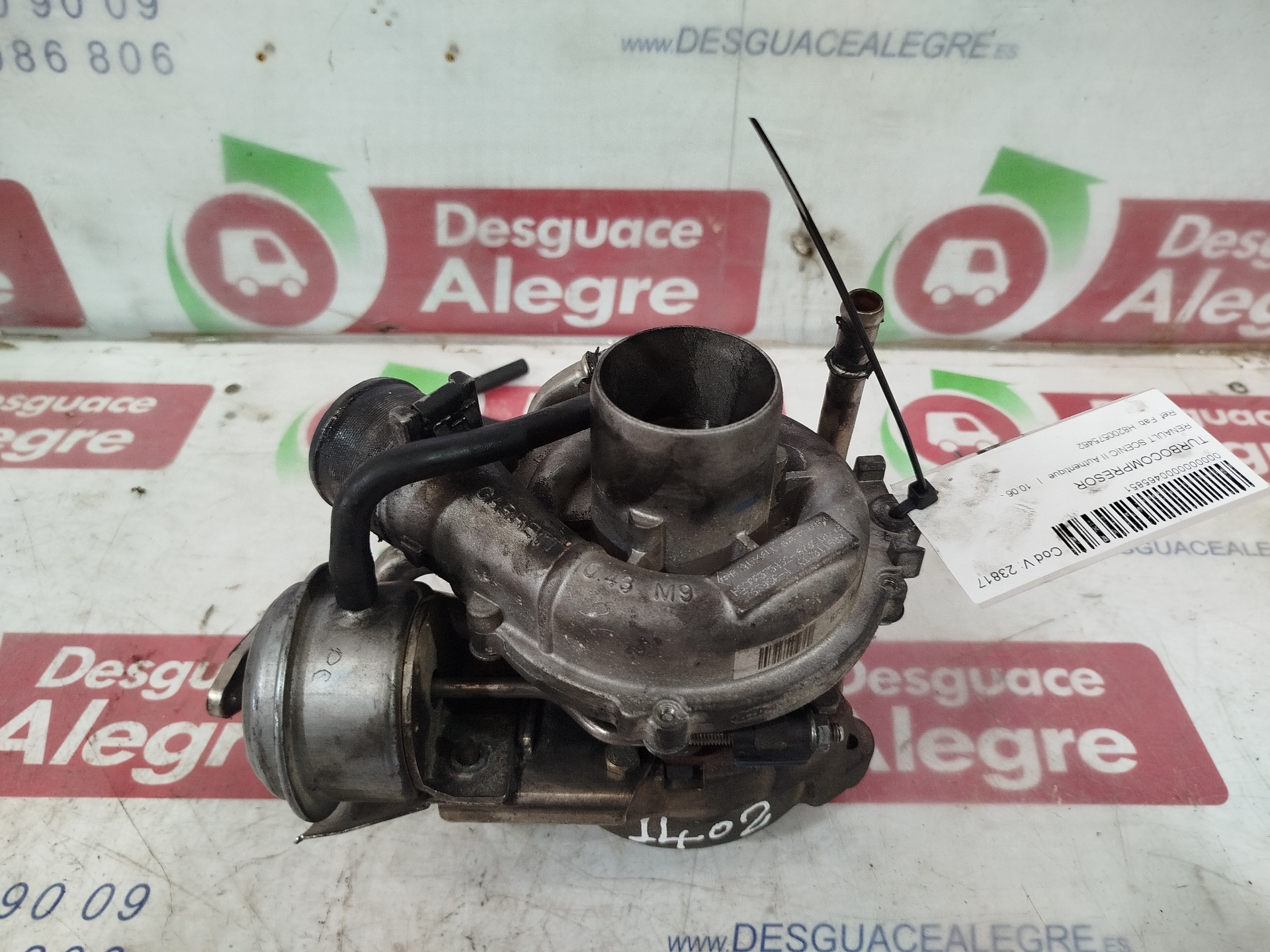 RENAULT SCENIC II TURBOCOMPRESOR RENAULT SCENIC II TURBOCOMPRESOR
