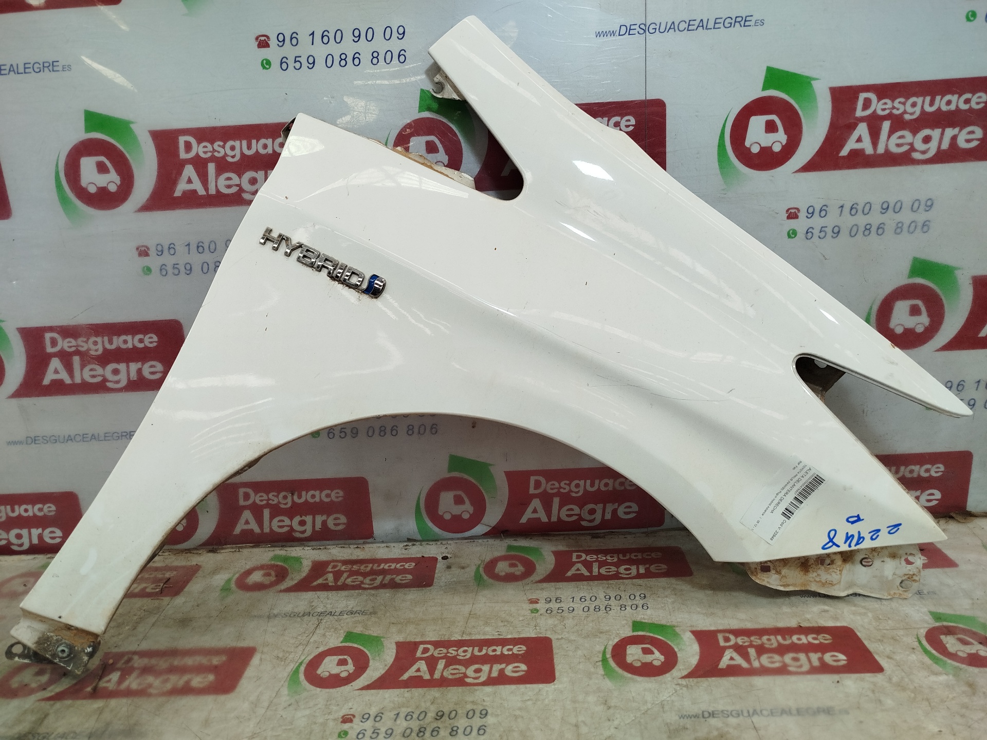 TOYOTA PRIUS ALETA DELANTERA DERECHA TOYOTA PRIUS ALETA DELANTERA DERECHA