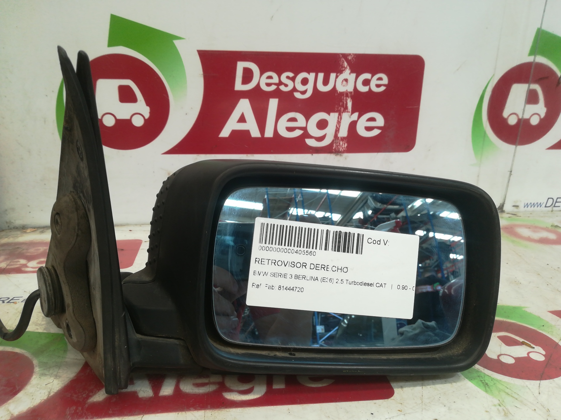 BMW 3 BERLINA RETROVISOR DERECHO BMW 3 BERLINA RETROVISOR DERECHO