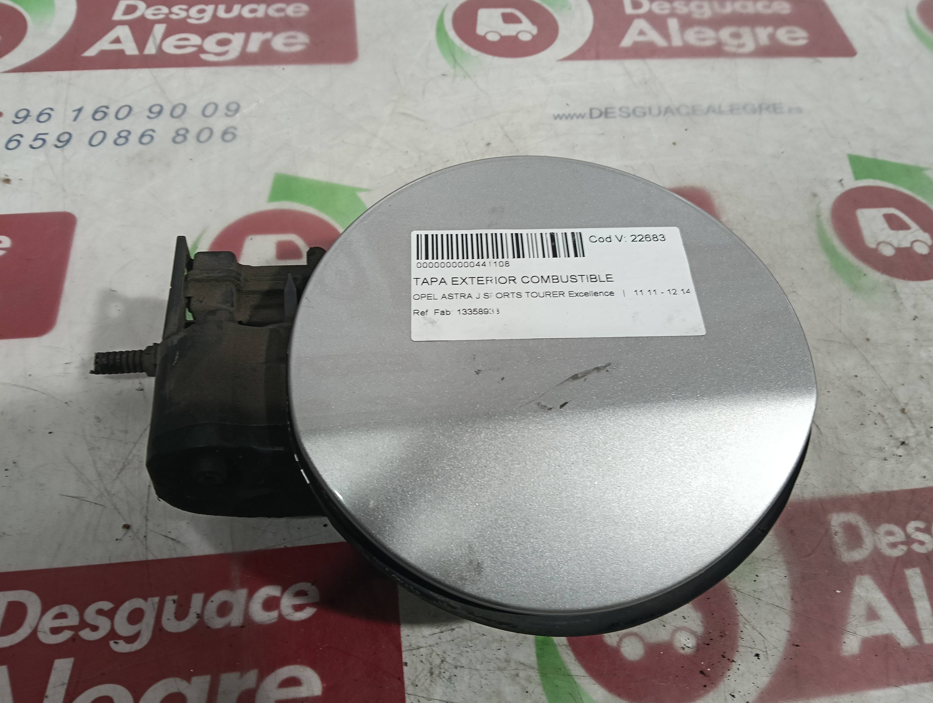 OPEL ASTRA J SPORTS TOURER TAPA EXTERIOR COMBUSTIBLE OPEL ASTRA J SPORTS TOURER TAPA EXTERIOR COMBUSTIBLE