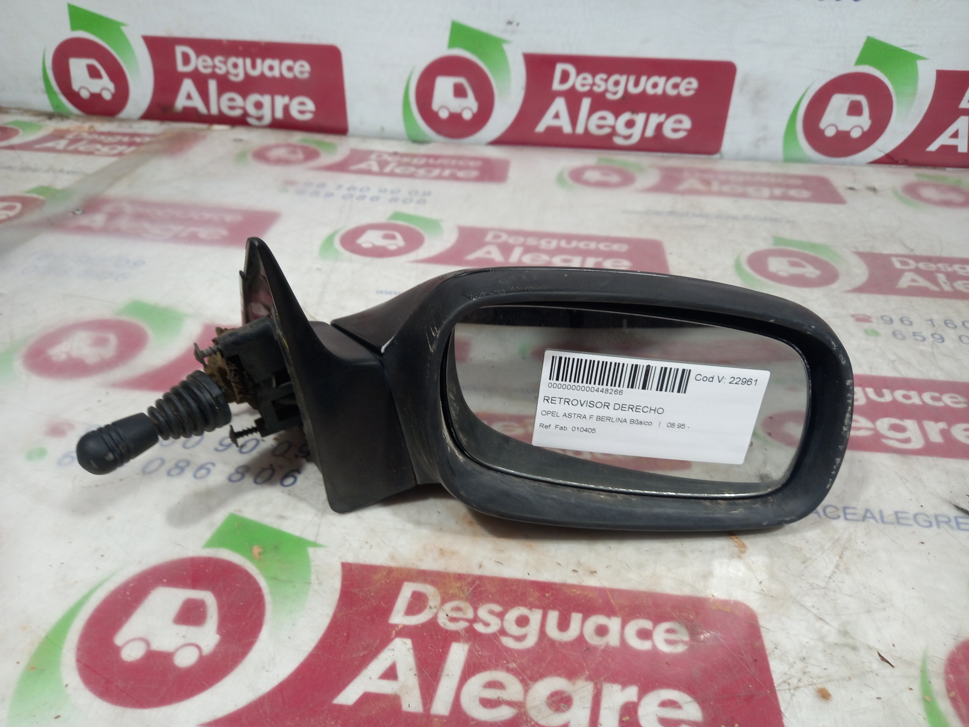 OPEL ASTRA F BERLINA RETROVISOR DERECHO OPEL ASTRA F BERLINA RETROVISOR DERECHO