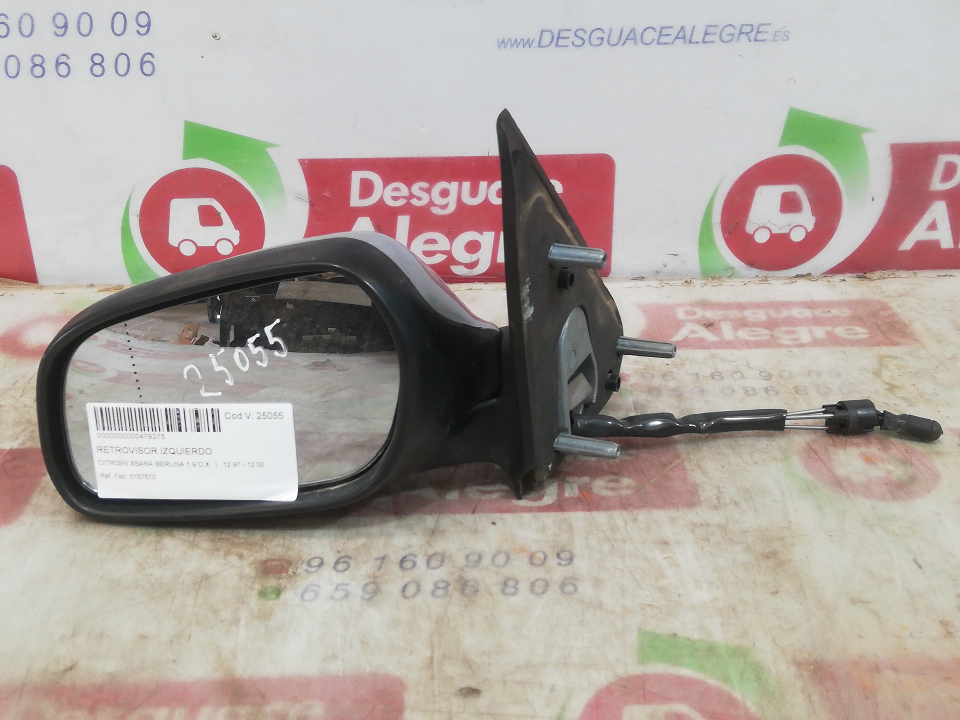 CITROEN XSARA BERLINA RETROVISOR IZQUIERDO CITROEN XSARA BERLINA RETROVISOR IZQUIERDO