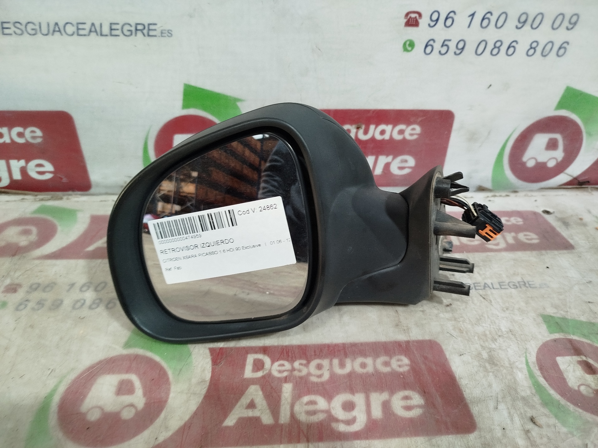CITROEN XSARA PICASSO RETROVISOR IZQUIERDO CITROEN XSARA PICASSO RETROVISOR IZQUIERDO