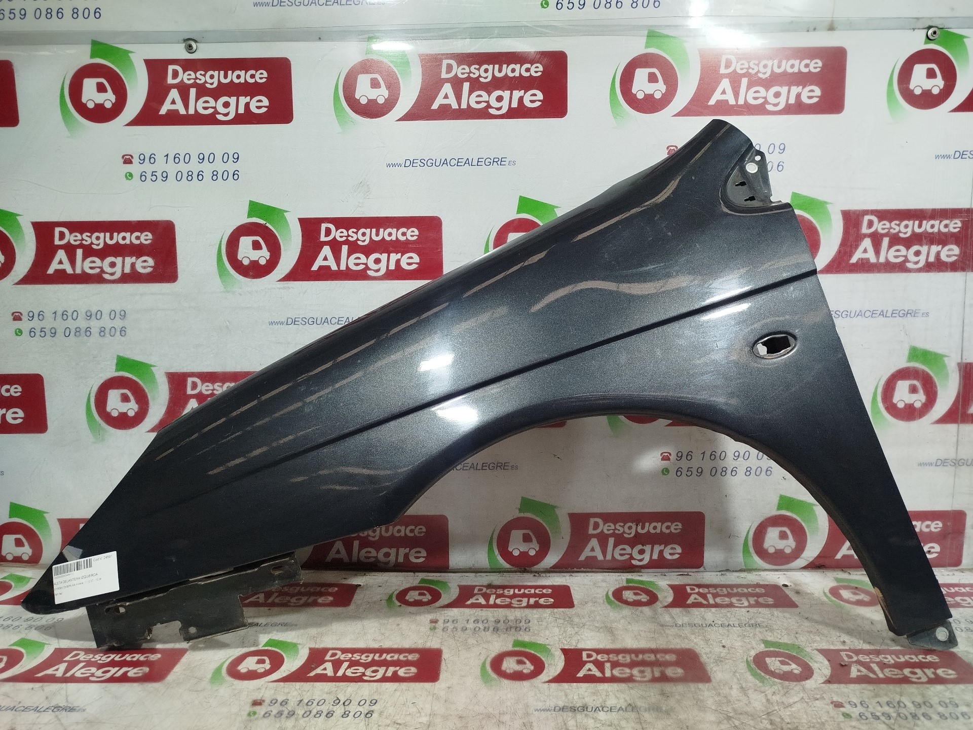 CITROEN C5 BERLINA ALETA DELANTERA IZQUIERDA CITROEN C5 BERLINA ALETA DELANTERA IZQUIERDA