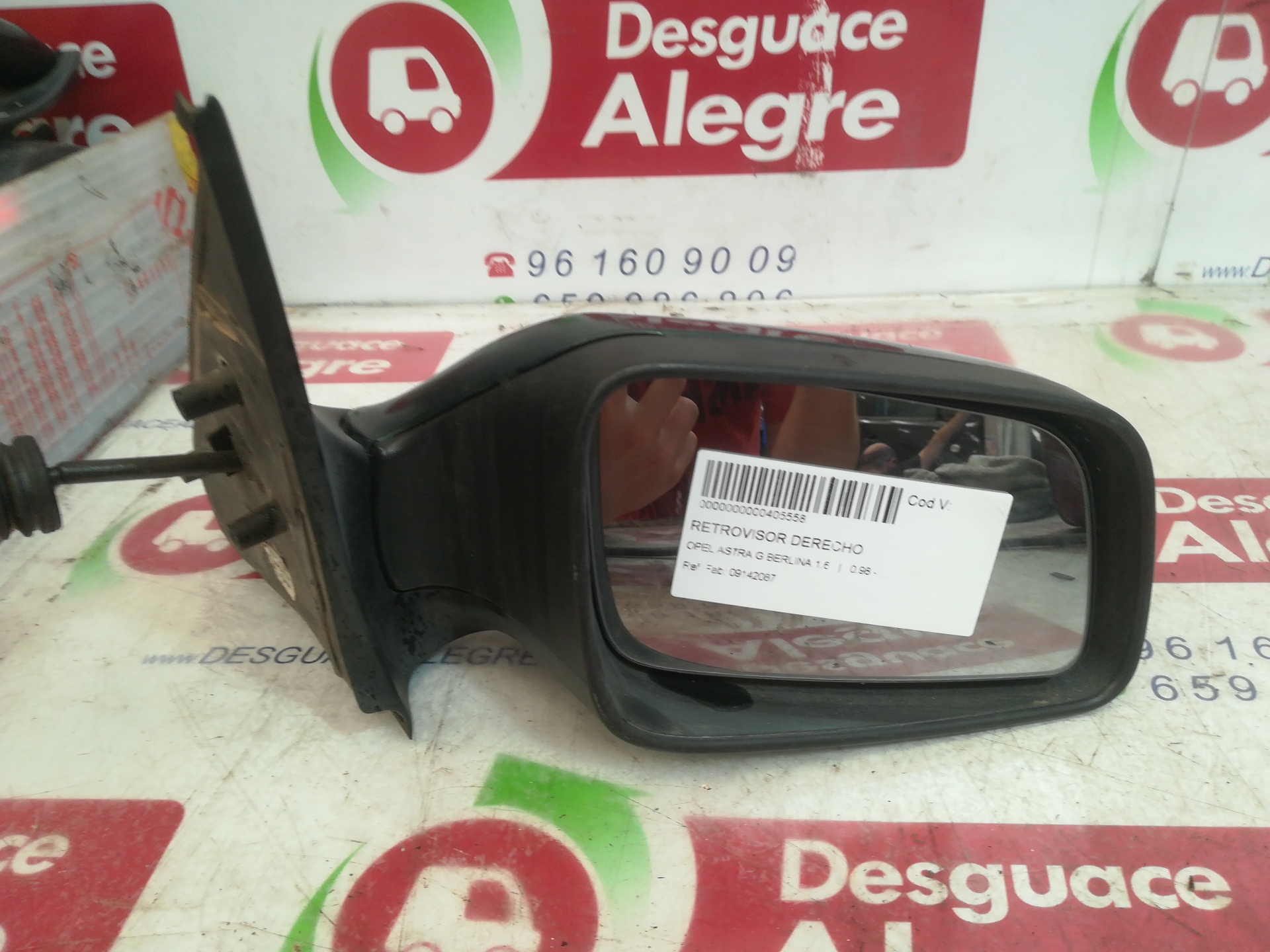 OPEL ASTRA G BERLINA RETROVISOR DERECHO OPEL ASTRA G BERLINA RETROVISOR DERECHO