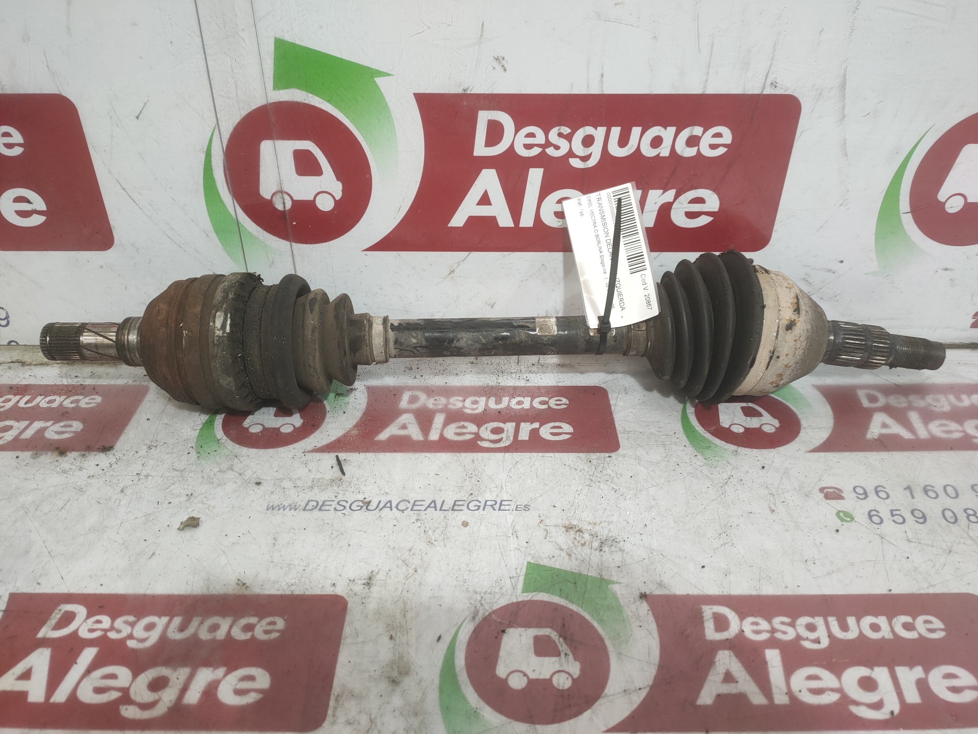 OPEL VECTRA C BERLINA TRANSMISION DELANTERA IZQUIERDA OPEL VECTRA C BERLINA TRANSMISION DELANTERA IZQUIERDA
