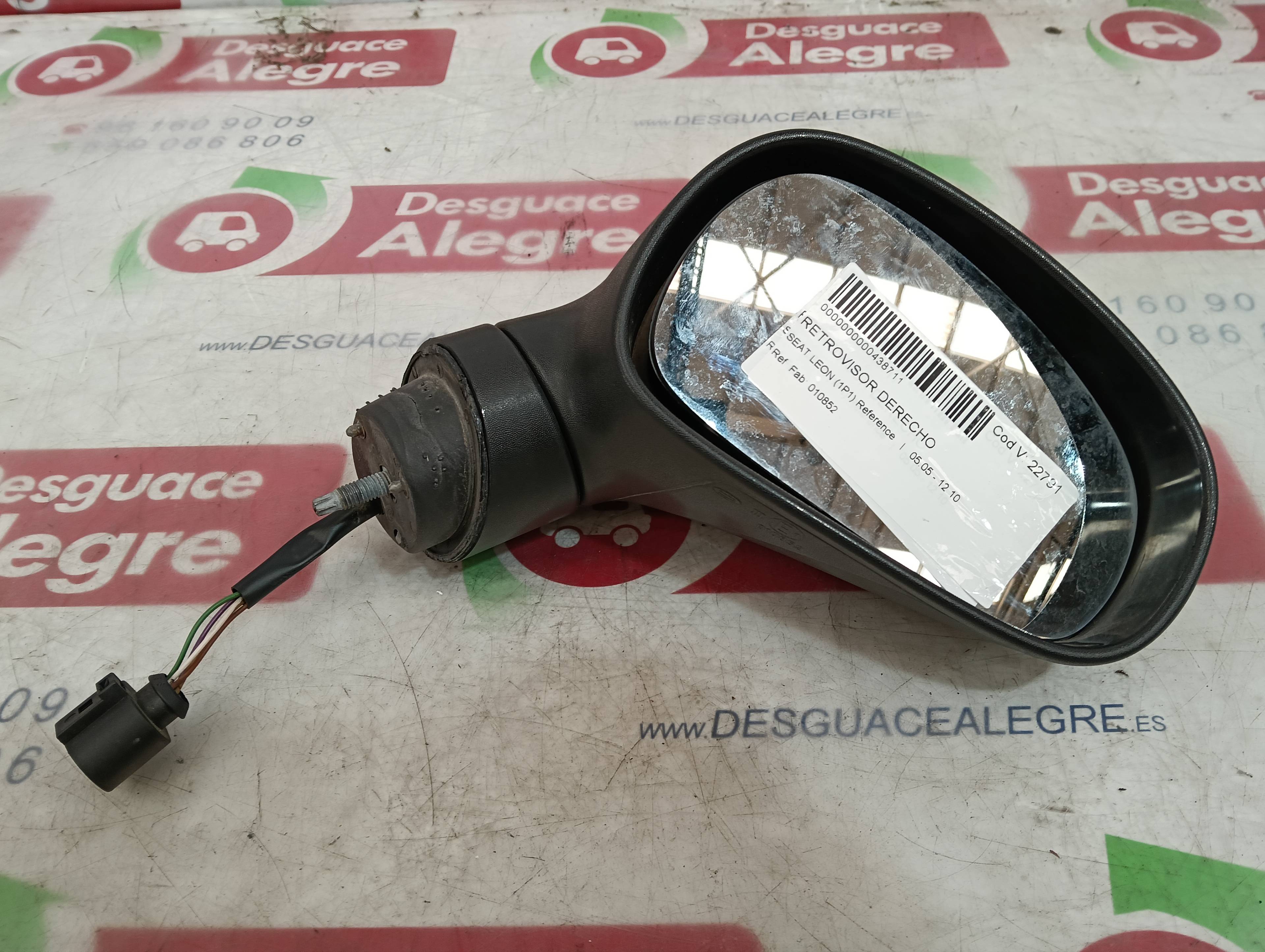 SEAT LEON RETROVISOR DERECHO SEAT LEON RETROVISOR DERECHO