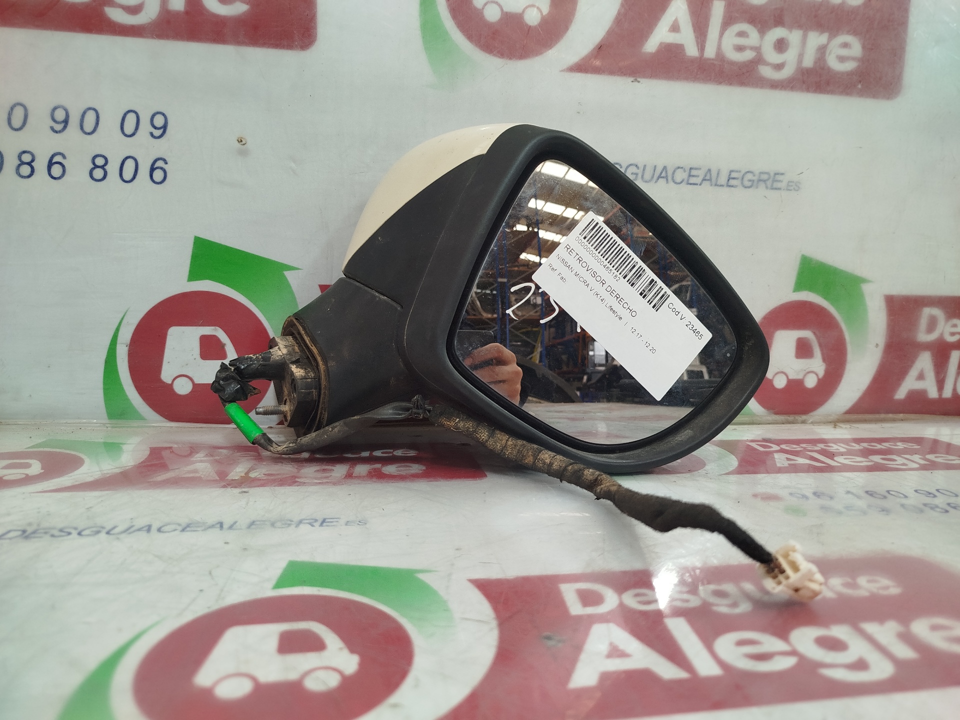 NISSAN MICRA RETROVISOR DERECHO NISSAN MICRA RETROVISOR DERECHO