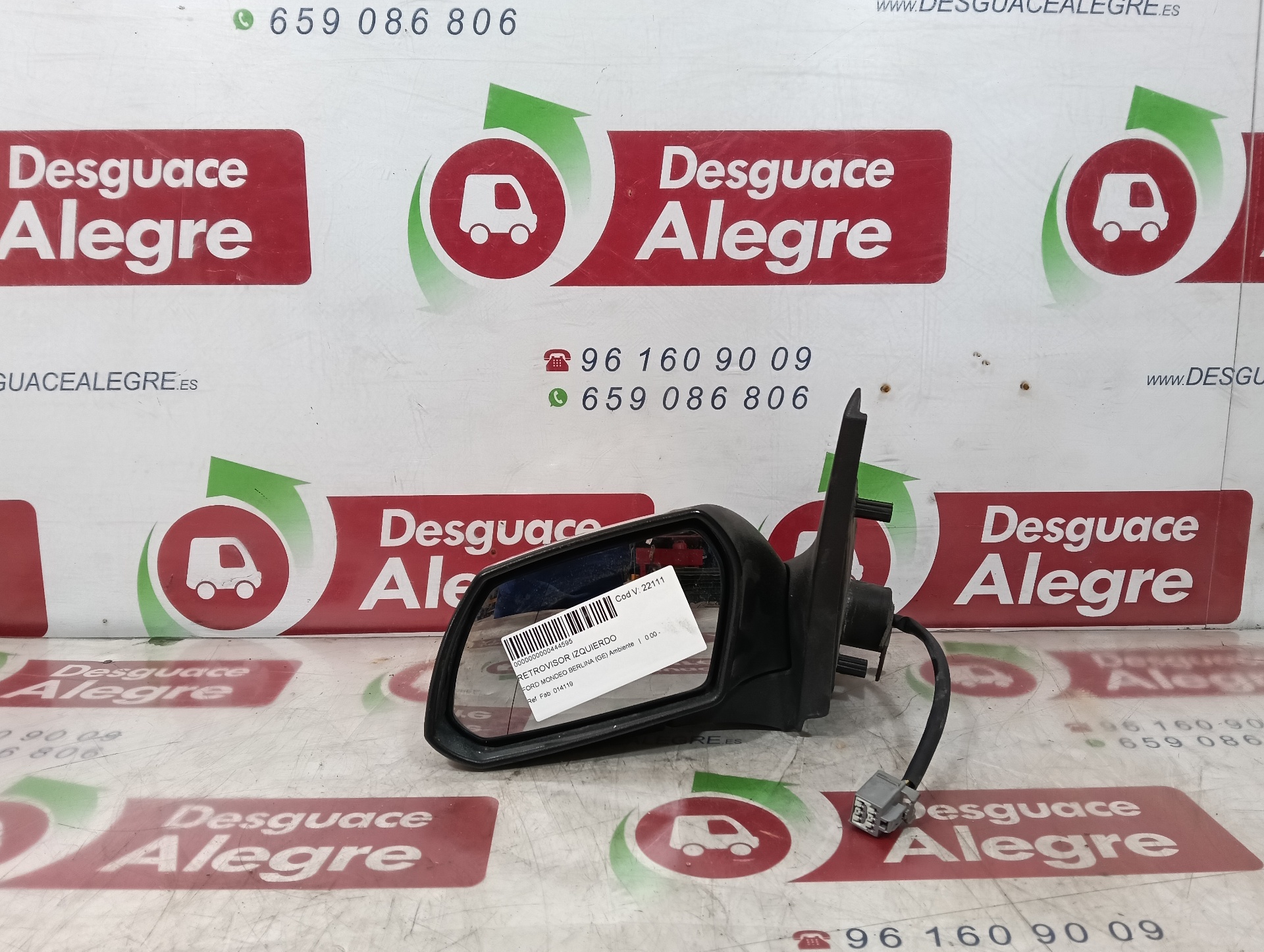 FORD MONDEO BERLINA RETROVISOR IZQUIERDO FORD MONDEO BERLINA RETROVISOR IZQUIERDO