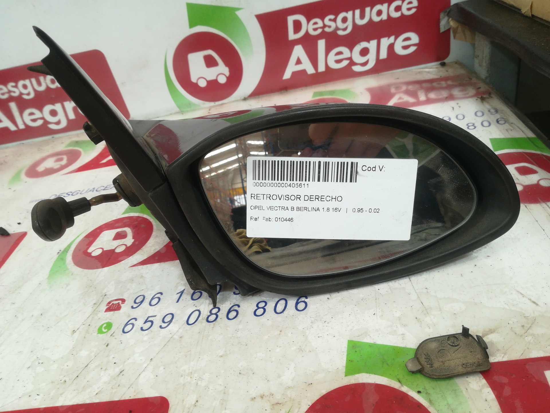 OPEL VECTRA B BERLINA RETROVISOR DERECHO OPEL VECTRA B BERLINA RETROVISOR DERECHO