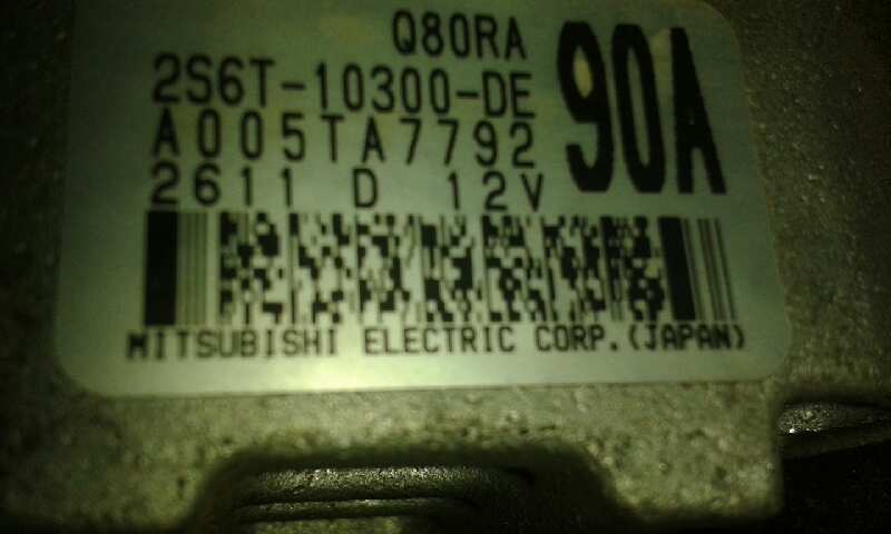 FORD FIESTA ALTERNADOR FORD FIESTA ALTERNADOR