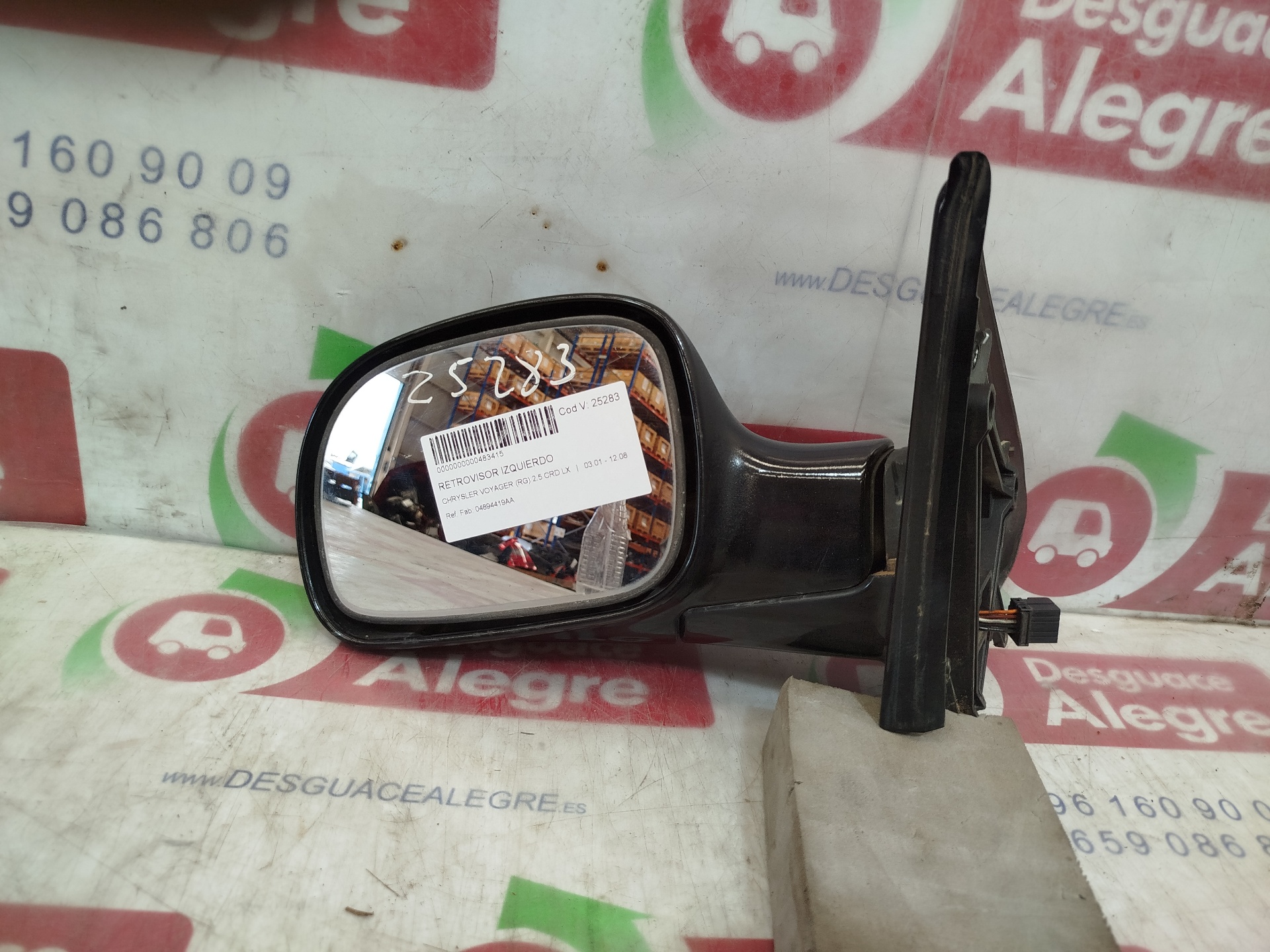 CHRYSLER VOYAGER RETROVISOR IZQUIERDO CHRYSLER VOYAGER RETROVISOR IZQUIERDO