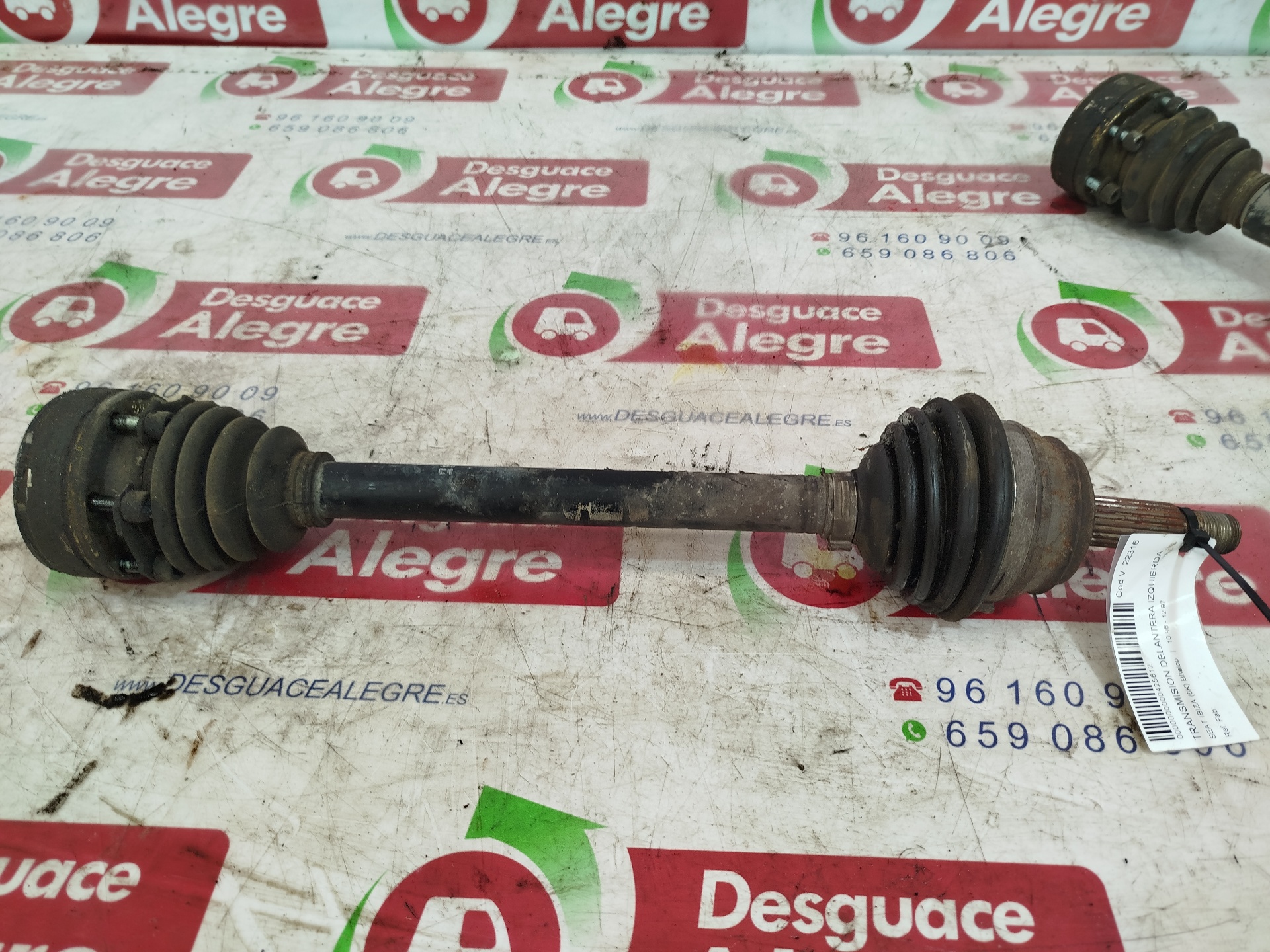 SEAT IBIZA TRANSMISION DELANTERA IZQUIERDA SEAT IBIZA TRANSMISION DELANTERA IZQUIERDA