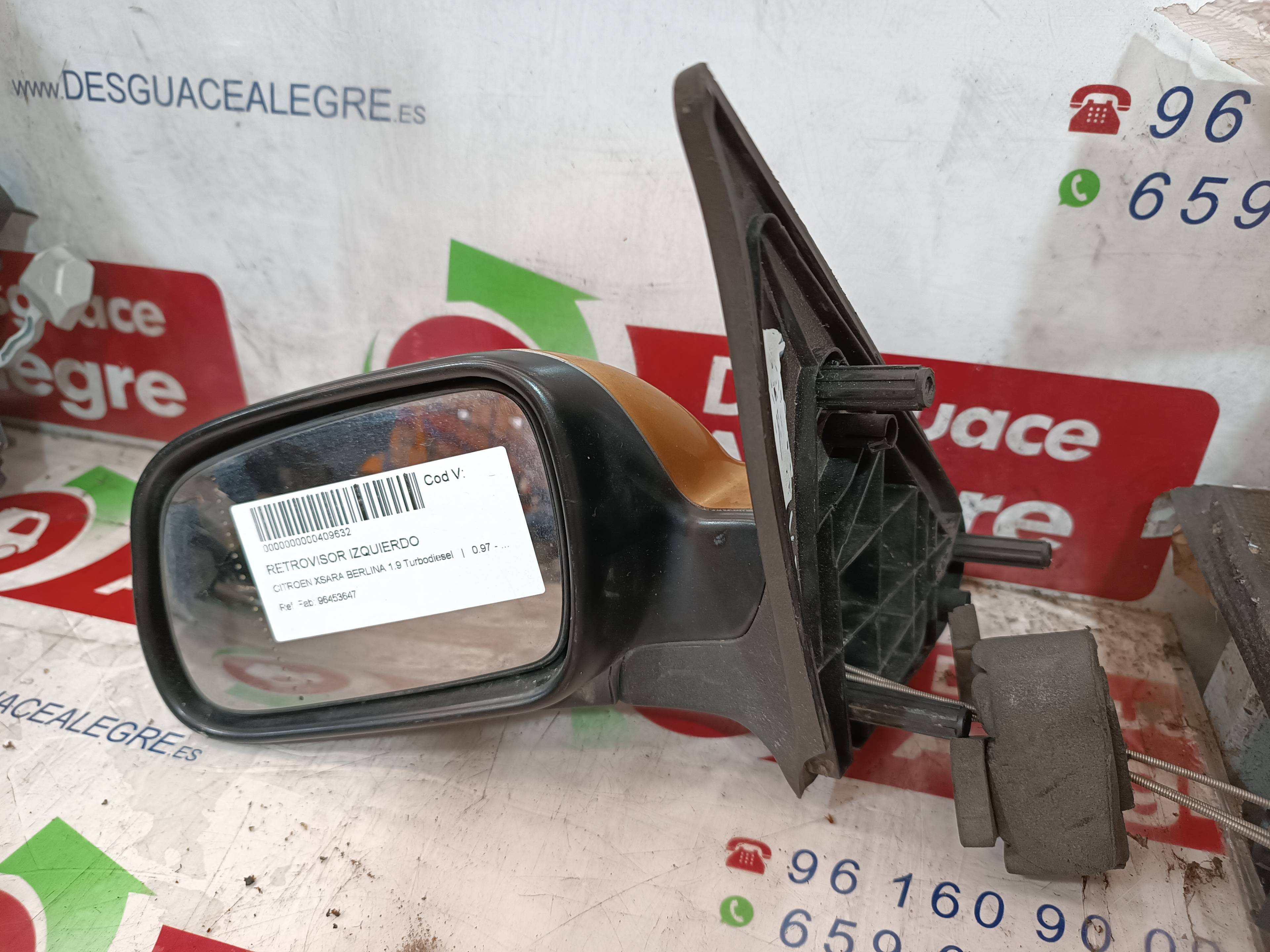CITROEN XSARA BERLINA RETROVISOR IZQUIERDO CITROEN XSARA BERLINA RETROVISOR IZQUIERDO