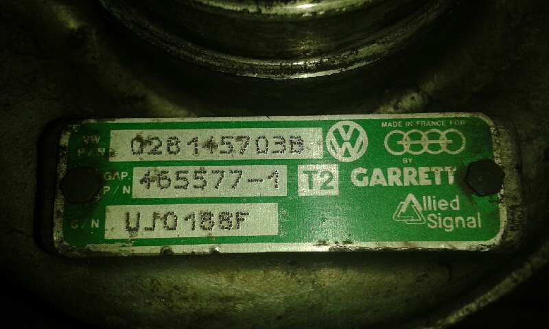 VOLKSWAGEN PASSAT BERLINA TURBOCOMPRESOR VOLKSWAGEN PASSAT BERLINA TURBOCOMPRESOR