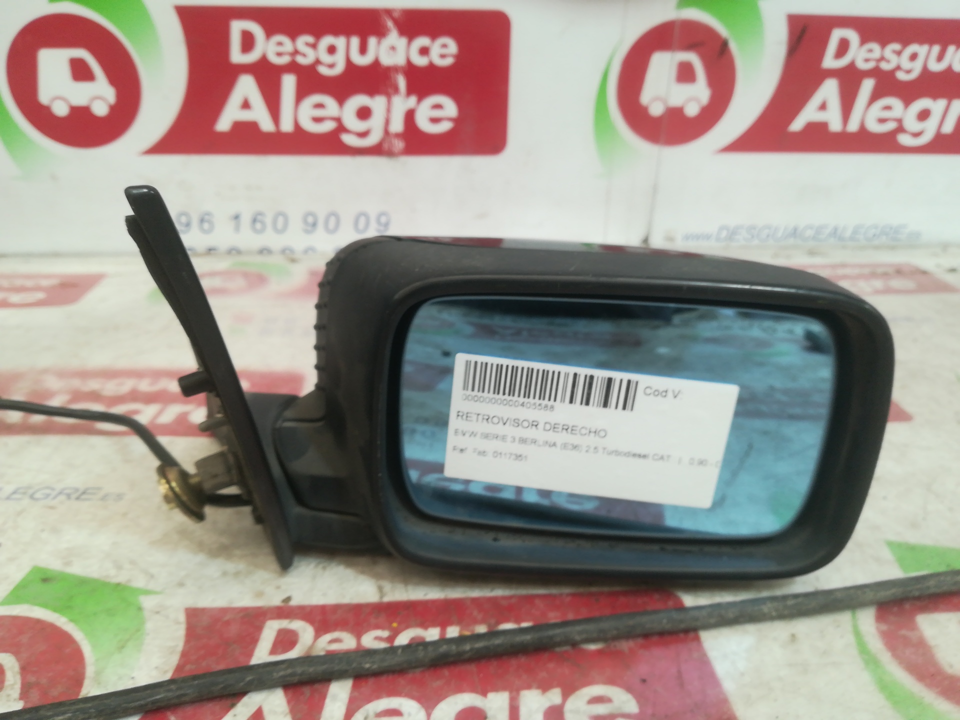 BMW 3 BERLINA RETROVISOR DERECHO BMW 3 BERLINA RETROVISOR DERECHO
