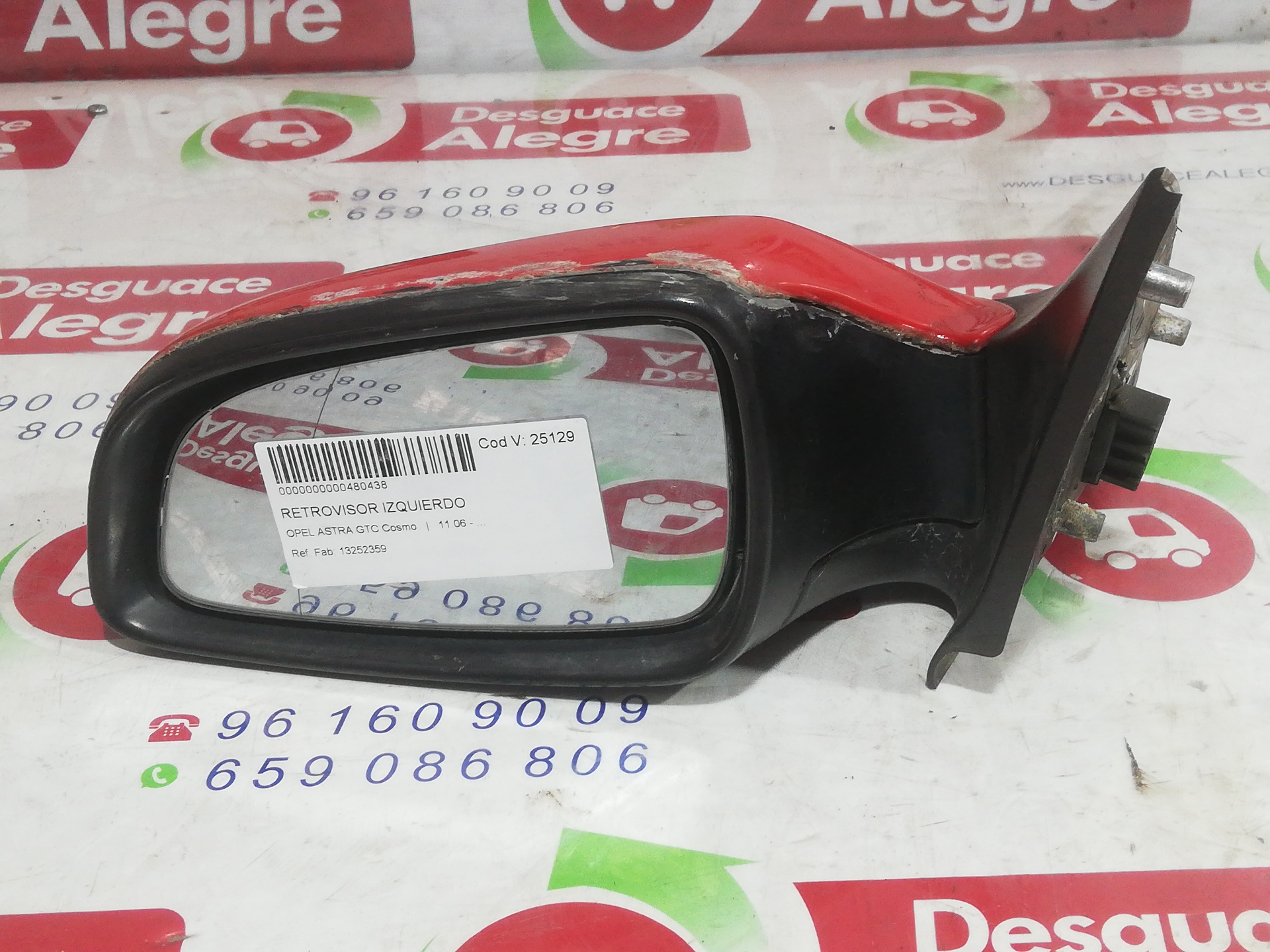 OPEL ASTRA H GTC RETROVISOR IZQUIERDO OPEL ASTRA H GTC RETROVISOR IZQUIERDO
