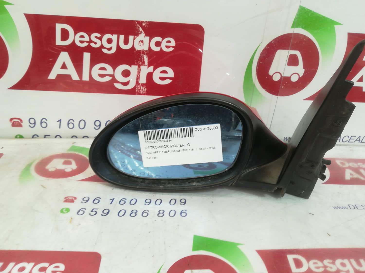 BMW 1 BERLINA RETROVISOR IZQUIERDO BMW 1 BERLINA RETROVISOR IZQUIERDO