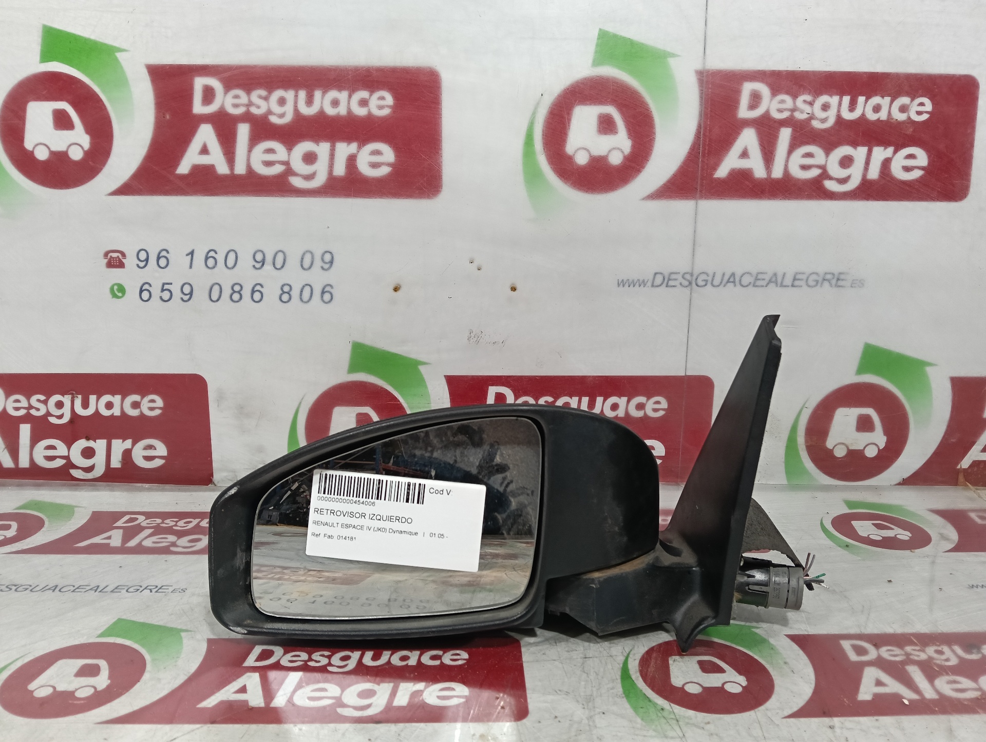 RENAULT ESPACE IV RETROVISOR IZQUIERDO RENAULT ESPACE IV RETROVISOR IZQUIERDO