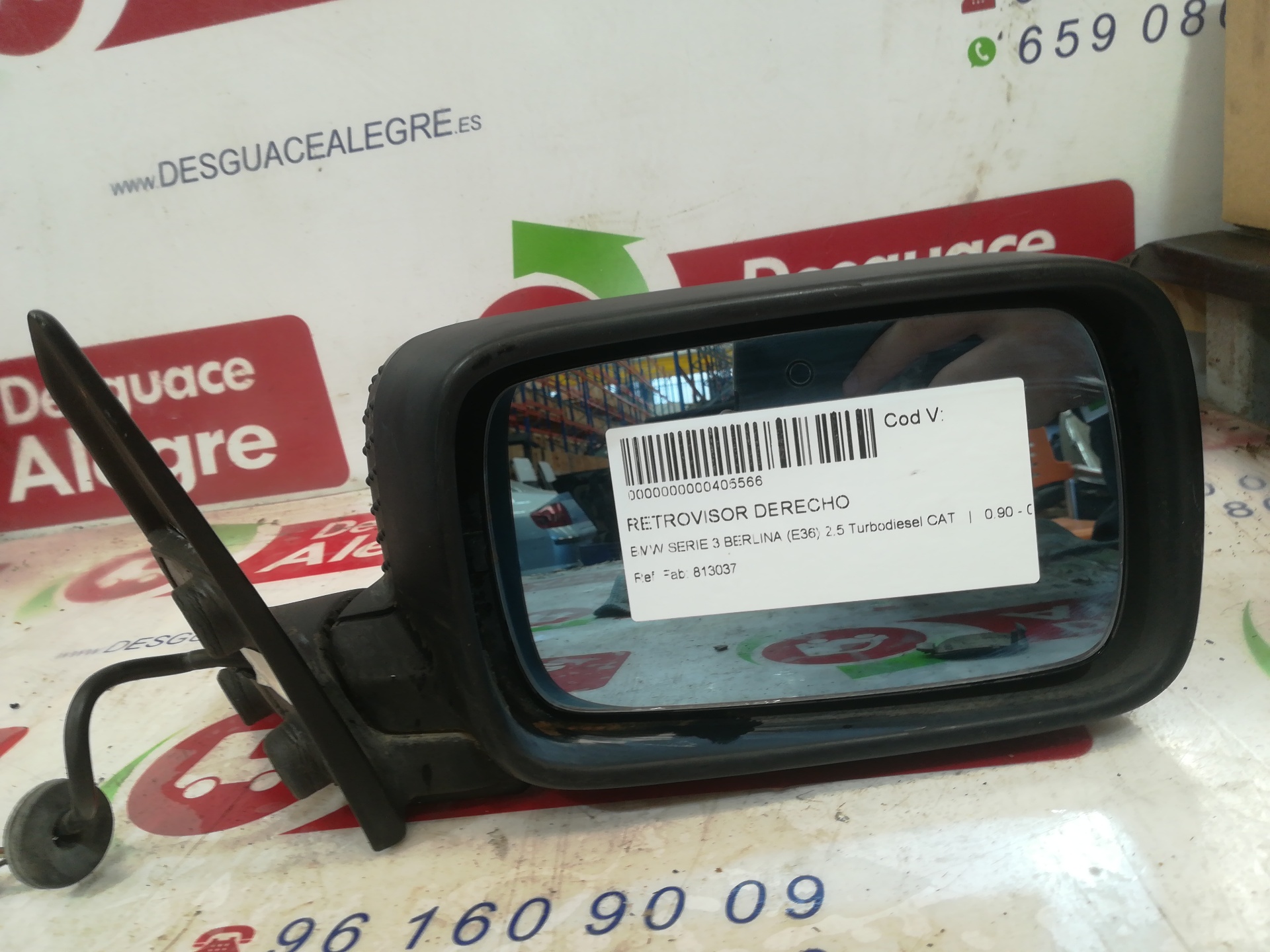 BMW 3 BERLINA RETROVISOR DERECHO BMW 3 BERLINA RETROVISOR DERECHO
