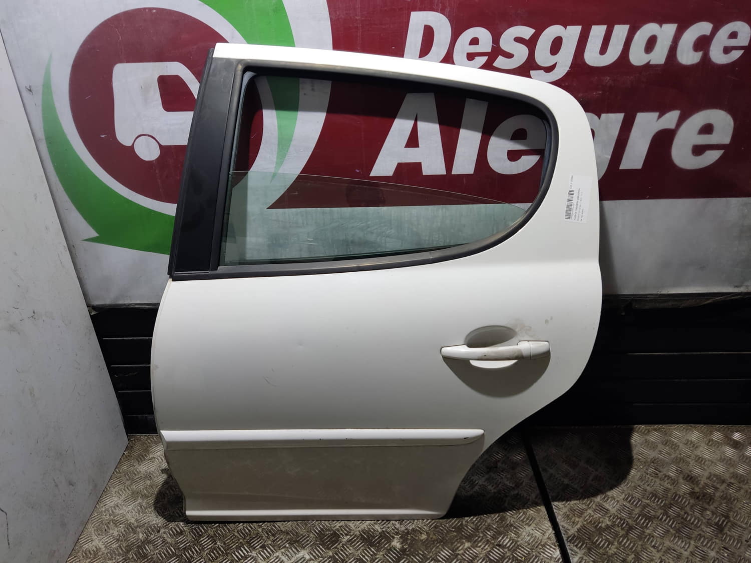 PEUGEOT 207 PUERTA TRASERA IZQUIERDA PEUGEOT 207 PUERTA TRASERA IZQUIERDA