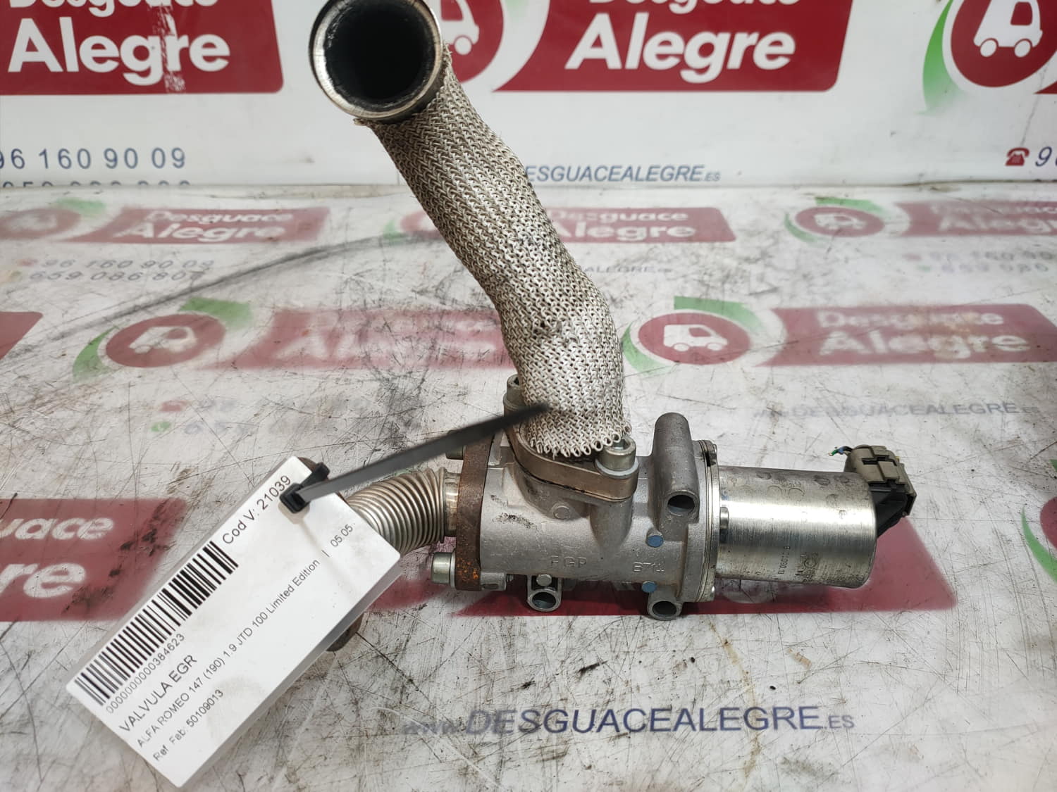 ALFA ROMEO 147 VALVULA EGR ALFA ROMEO 147 VALVULA EGR