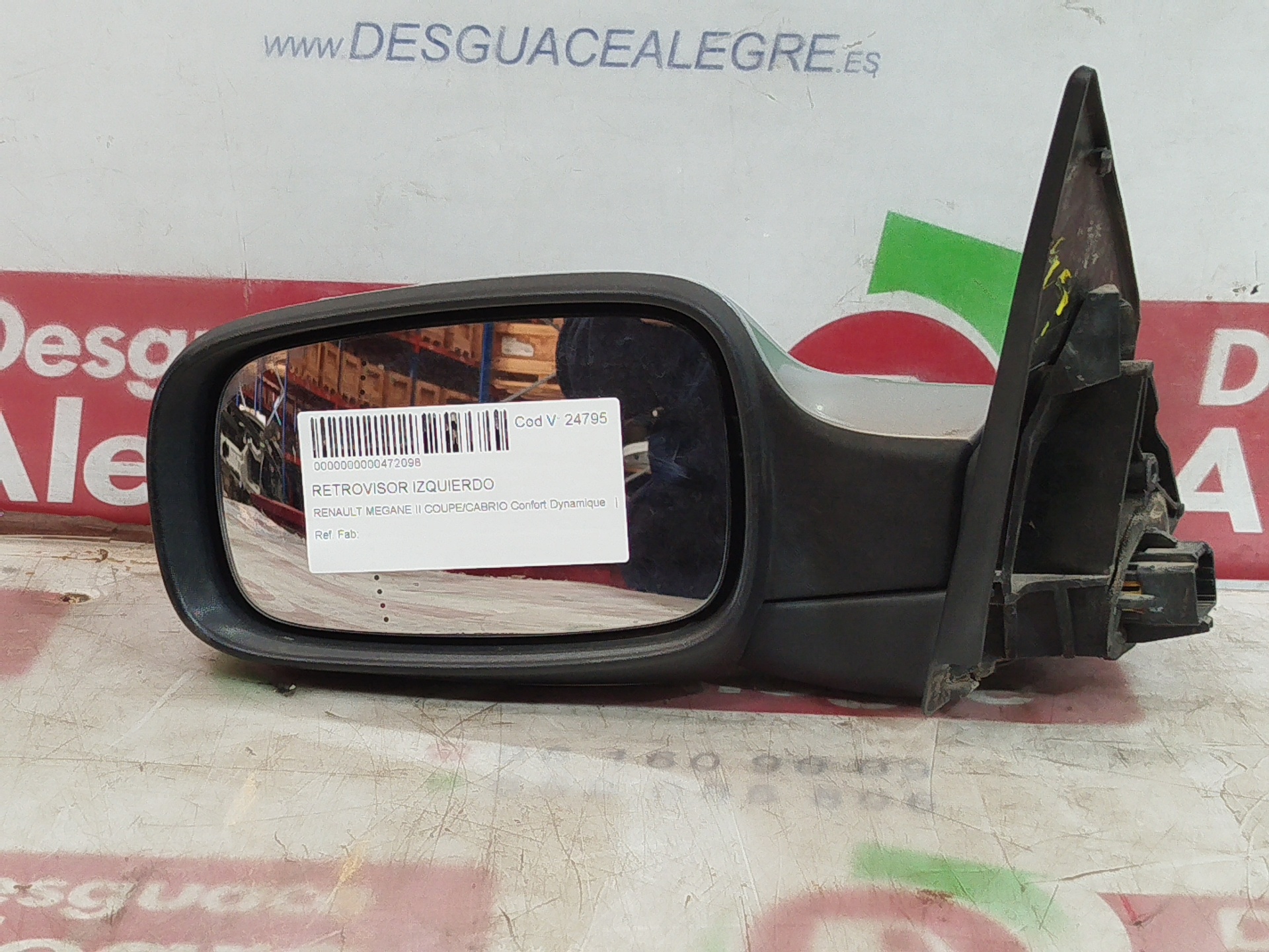 RENAULT MEGANE II COUPECABRIO RETROVISOR IZQUIERDO RENAULT MEGANE II COUPECABRIO RETROVISOR IZQUIERDO
