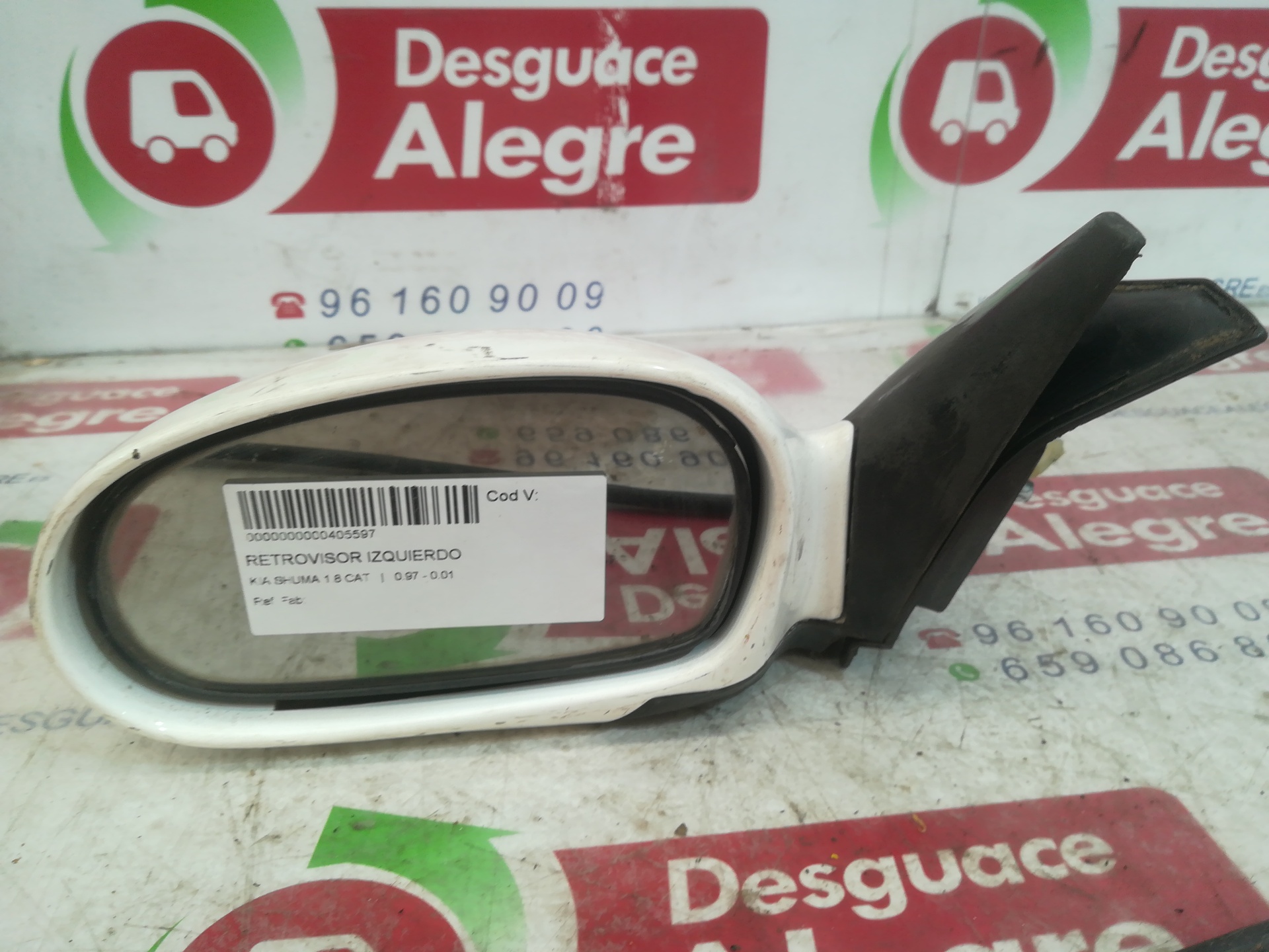 KIA SHUMA RETROVISOR IZQUIERDO KIA SHUMA RETROVISOR IZQUIERDO