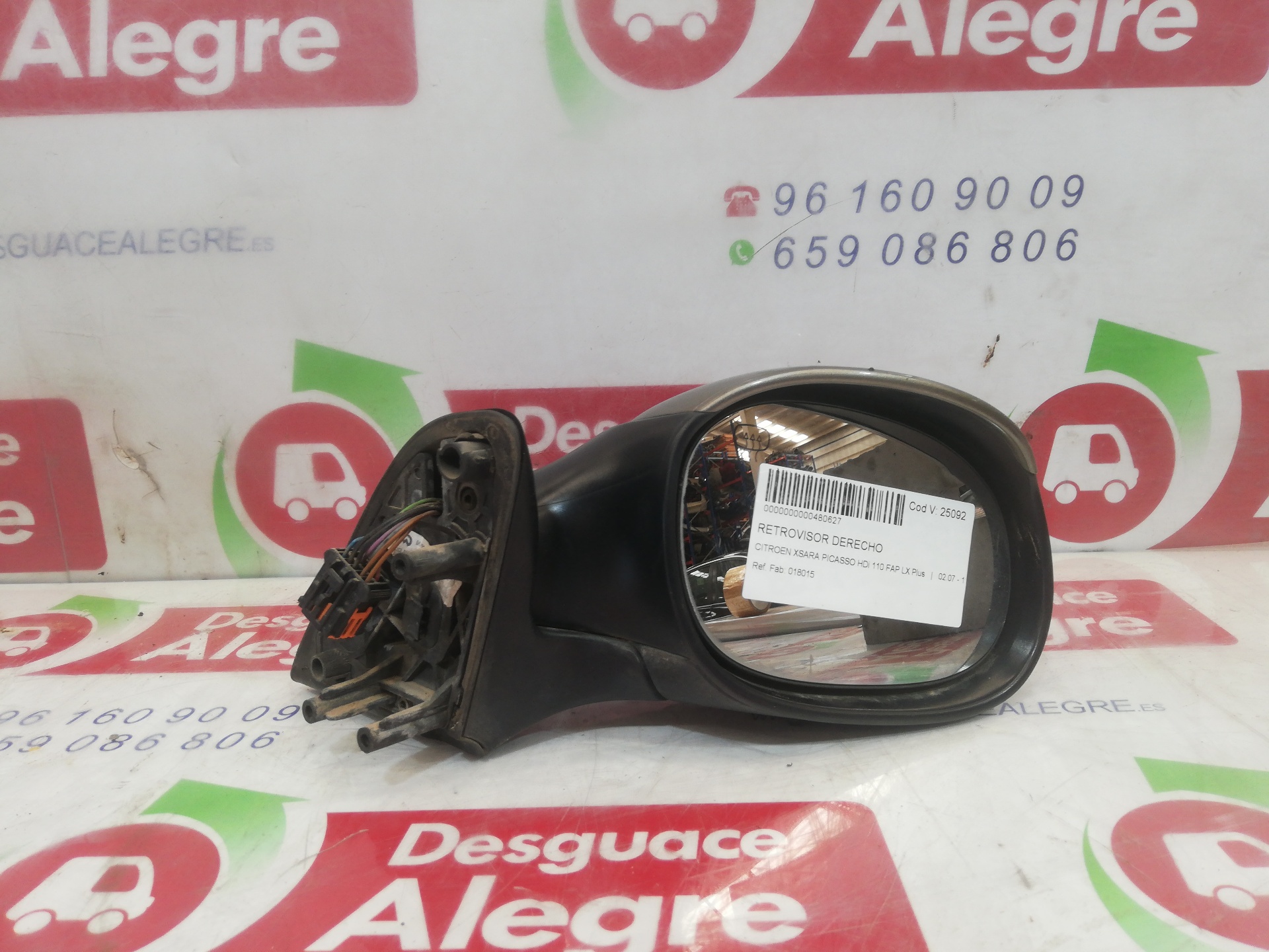 CITROEN XSARA PICASSO RETROVISOR DERECHO CITROEN XSARA PICASSO RETROVISOR DERECHO