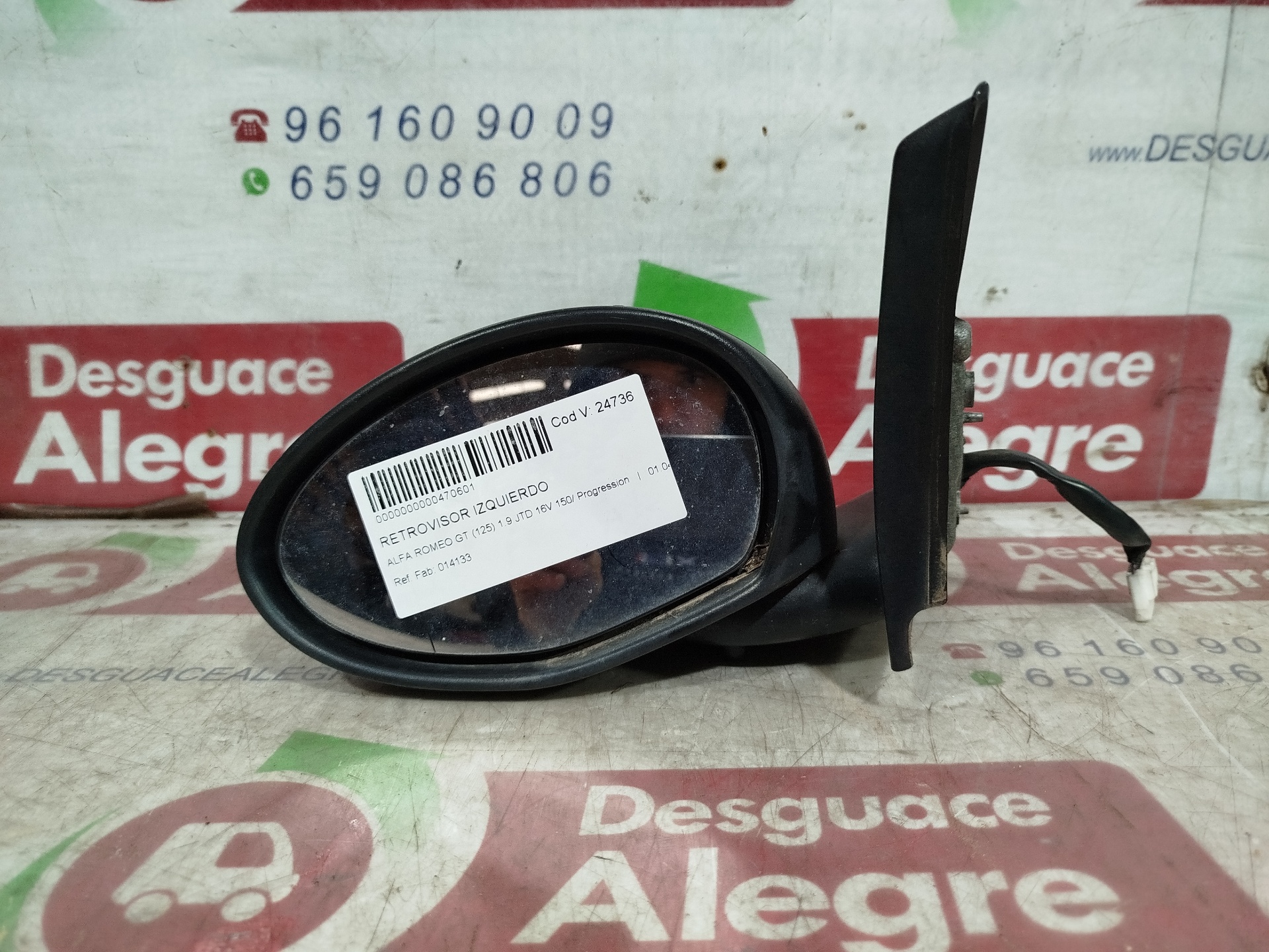 ALFA ROMEO GT RETROVISOR IZQUIERDO ALFA ROMEO GT RETROVISOR IZQUIERDO