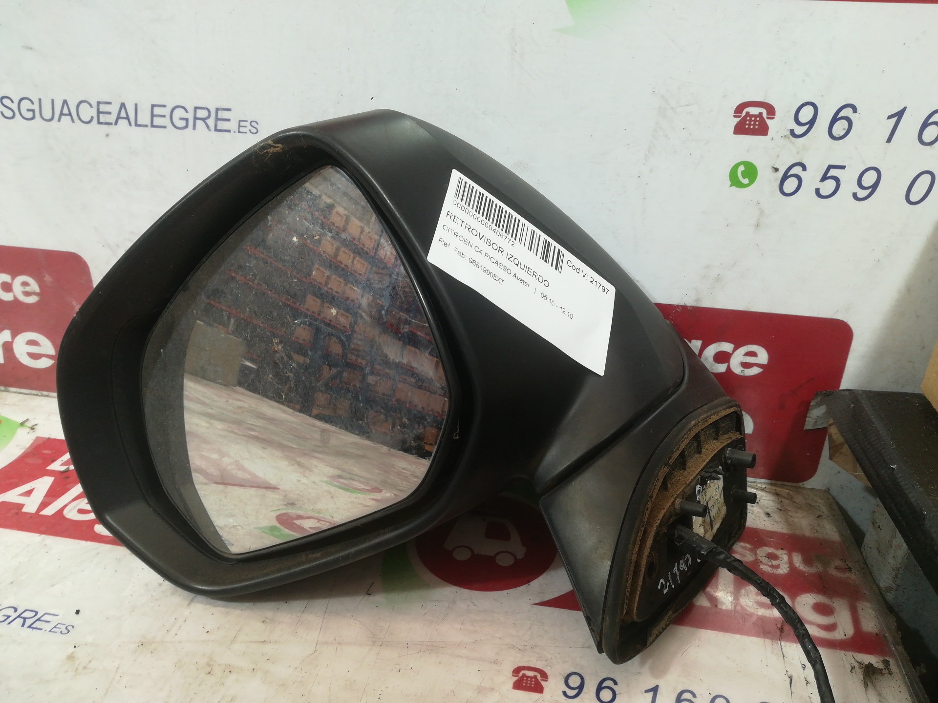 CITROEN C4 PICASSO RETROVISOR IZQUIERDO CITROEN C4 PICASSO RETROVISOR IZQUIERDO